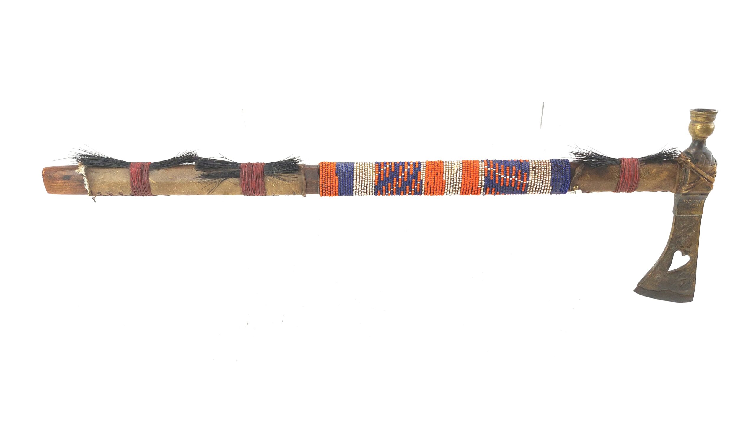 USA, 19th Century, American Indian Tomahawk Peace Pipe