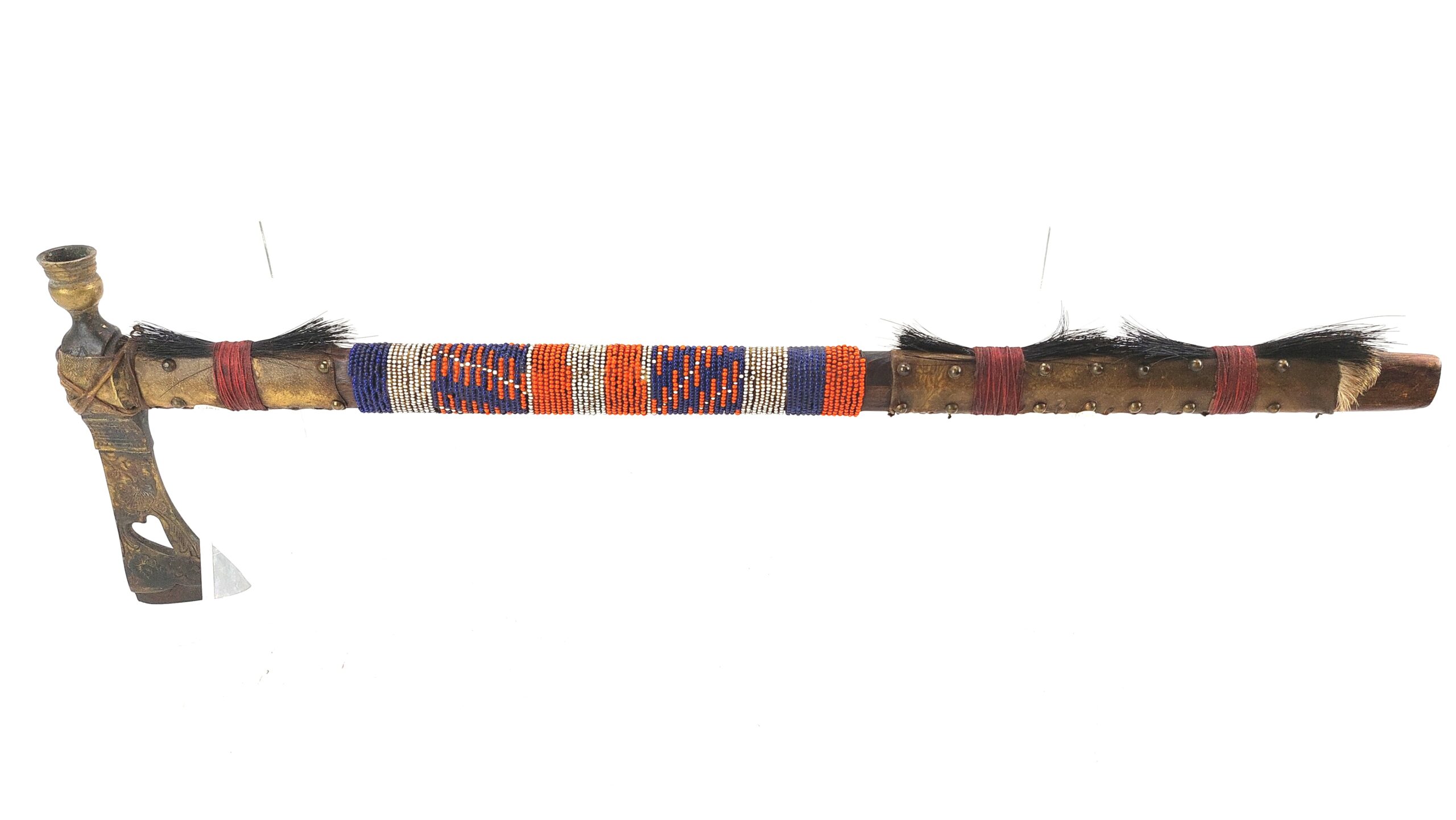 USA, 19th Century, American Indian Tomahawk Peace Pipe - Image 2