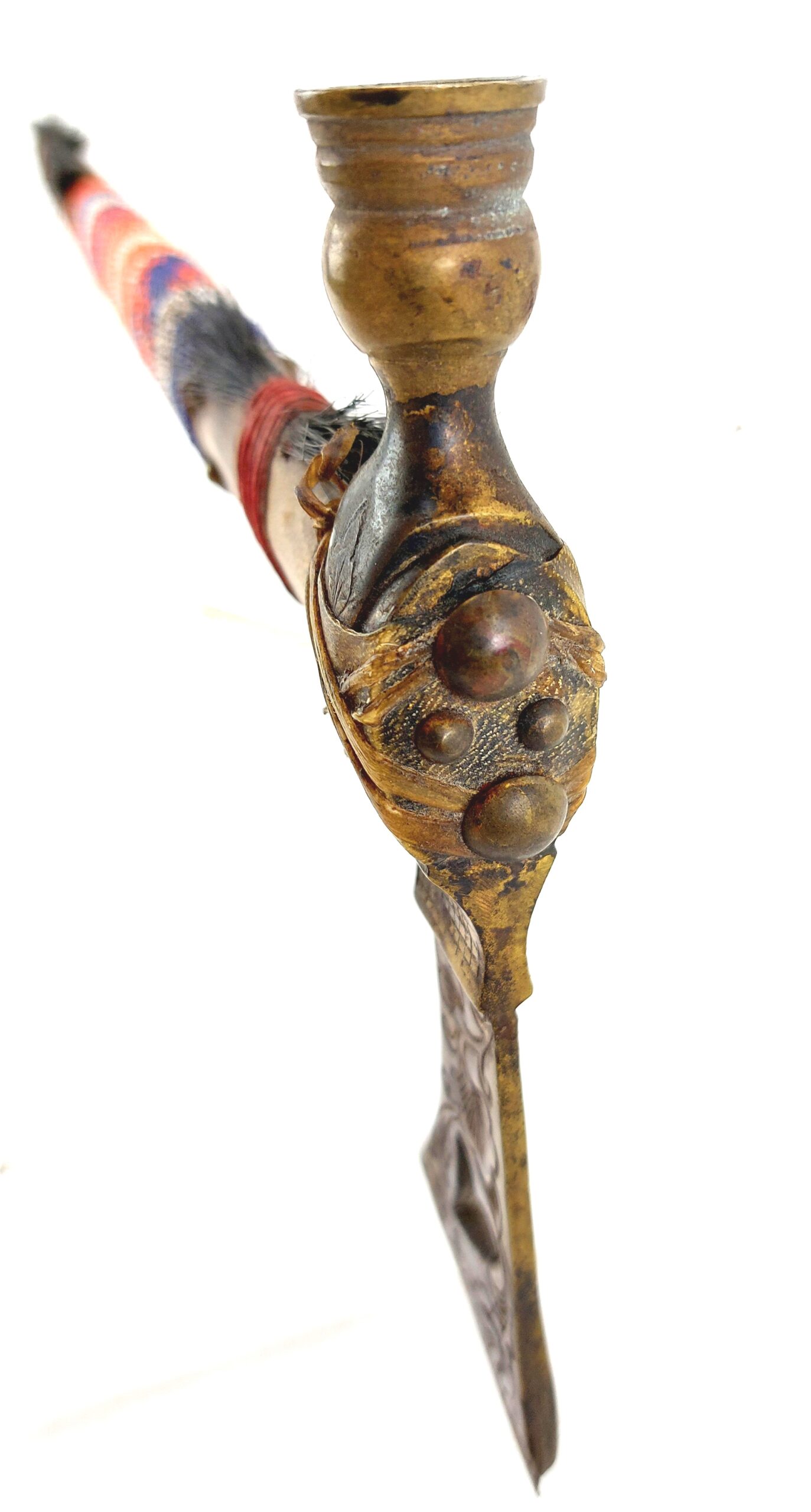 USA, 19th Century, American Indian Tomahawk Peace Pipe - Image 4