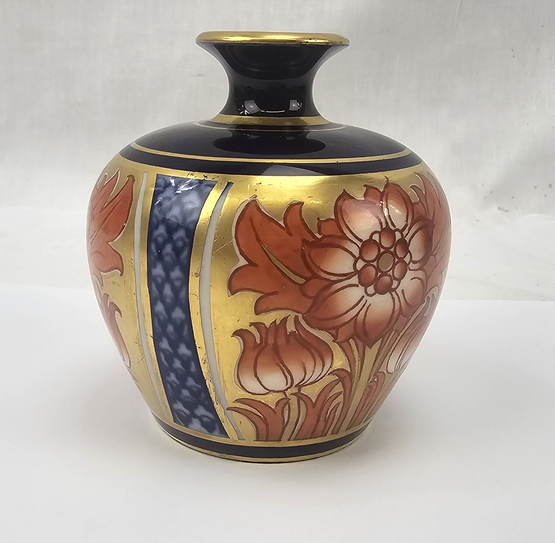 William Moorcroft For James MacIntyre Aurelian Ware Porcelain Spill Vase