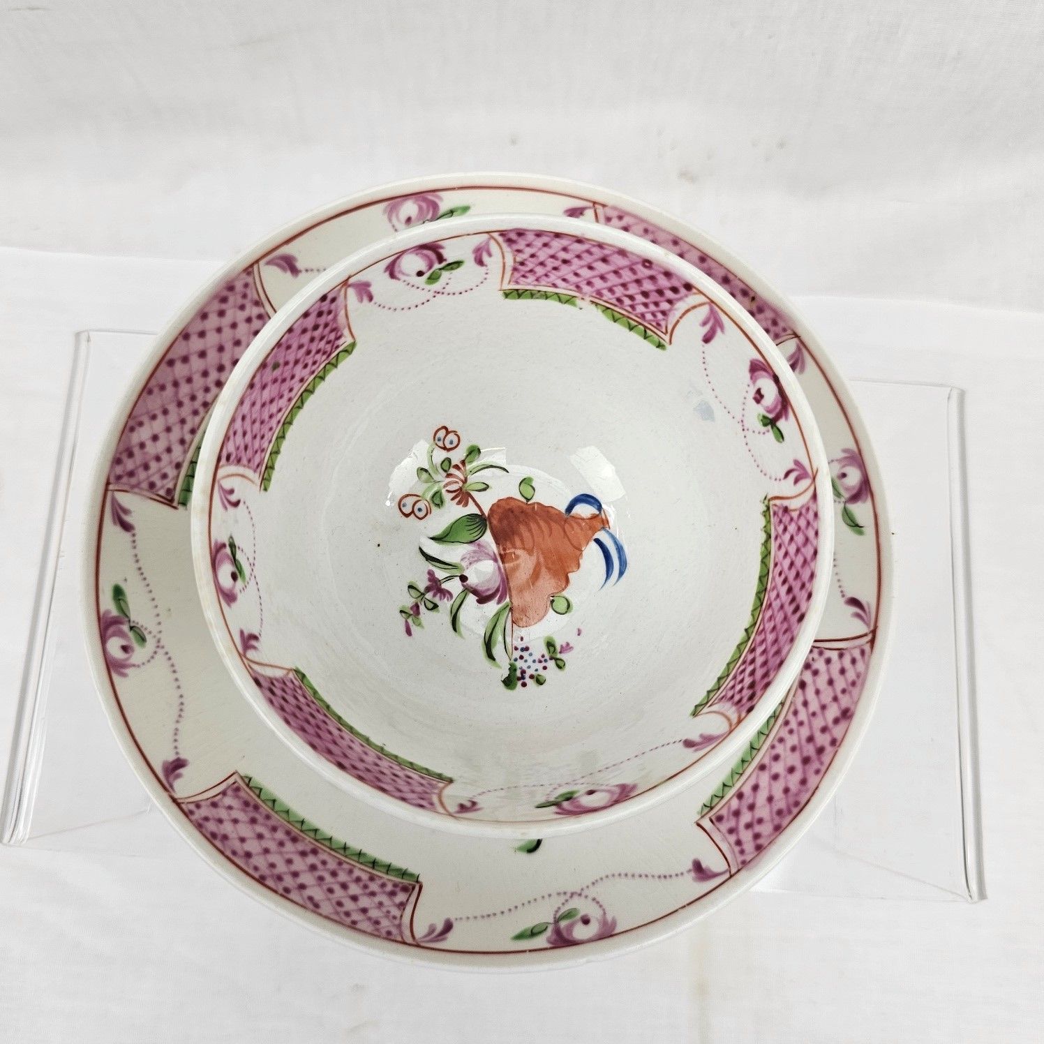 c1790 Newhall Porcelain Tea Bowl And Saucer - Image 11
