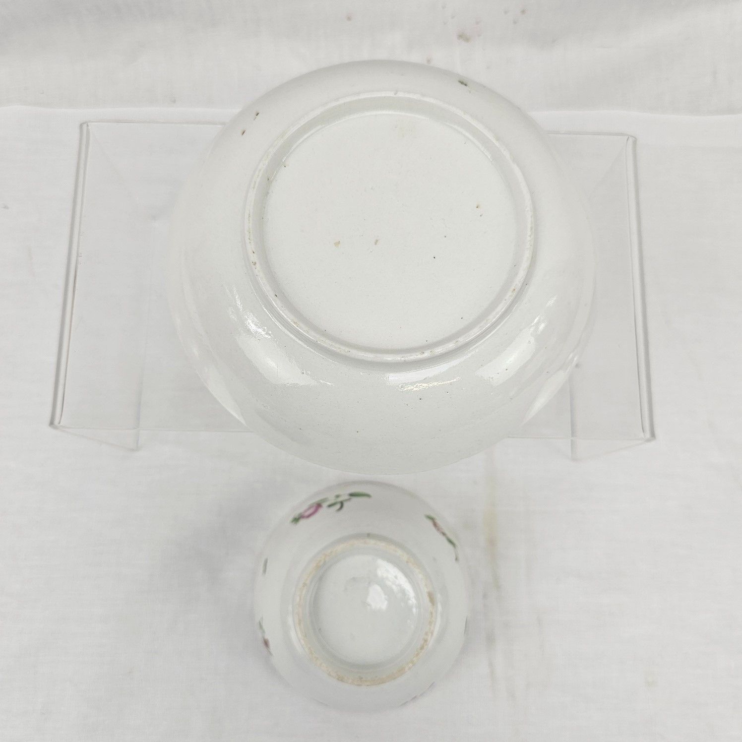 c1790 Newhall Porcelain Tea Bowl And Saucer - Image 9