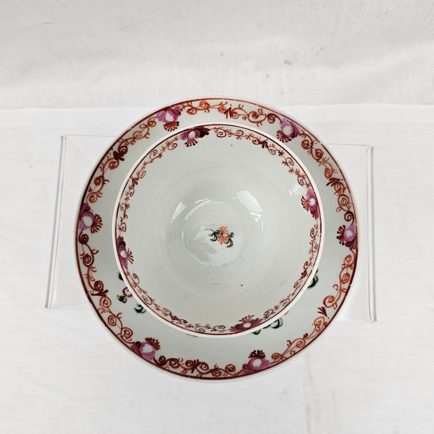 c1790 Newhall Porcelain Tea Bowl And Saucer - Image 16