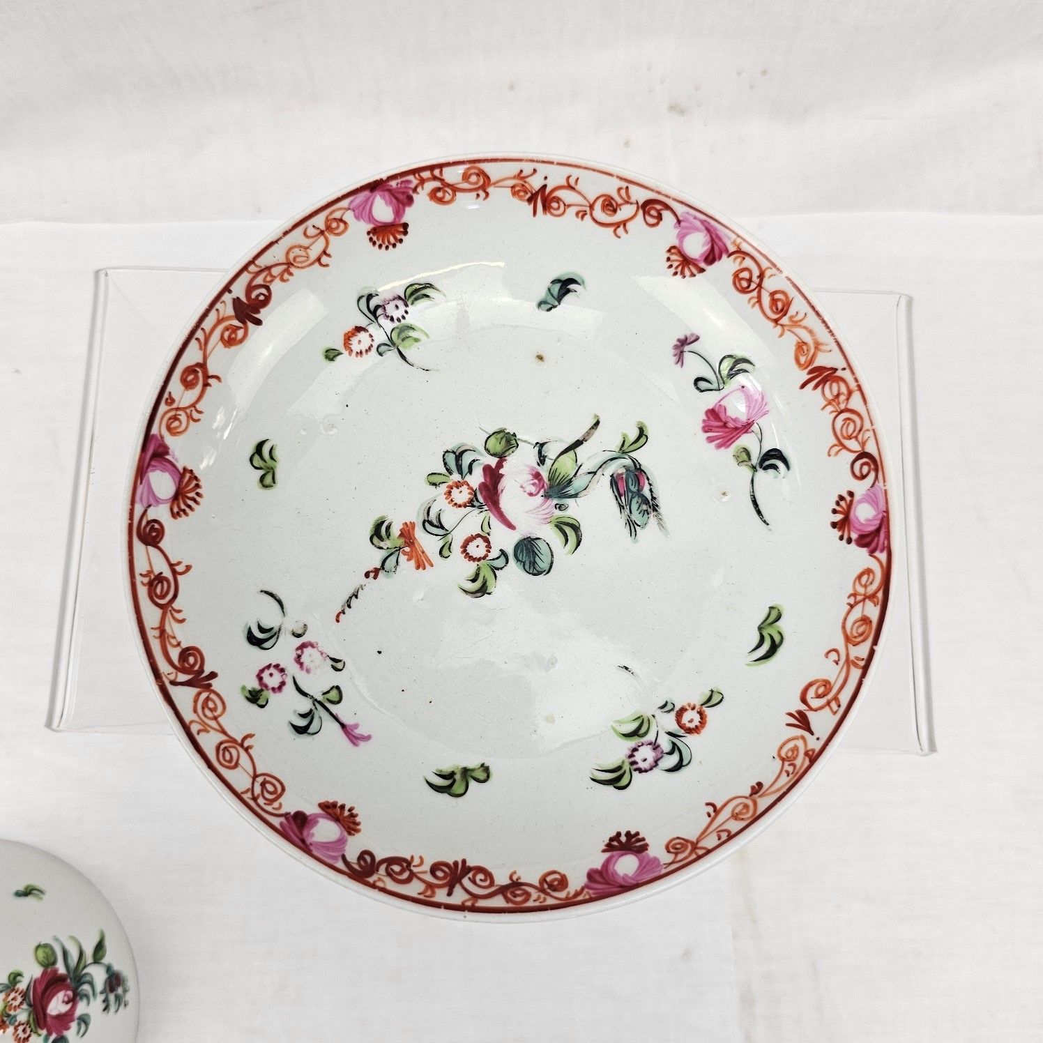 c1790 Newhall Porcelain Tea Bowl And Saucer - Image 14