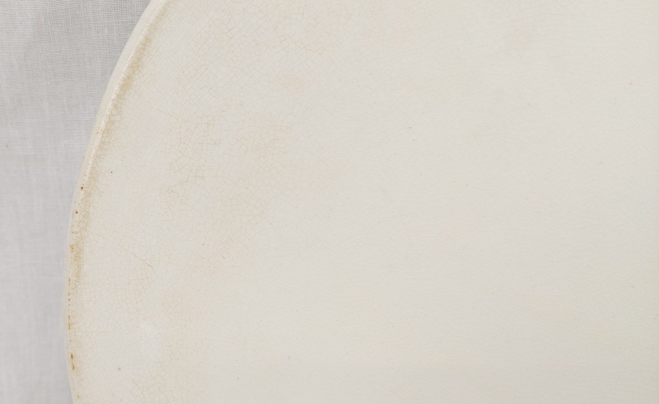 c1860 Meat Weighing Scales Ceramic Platter - Image 6