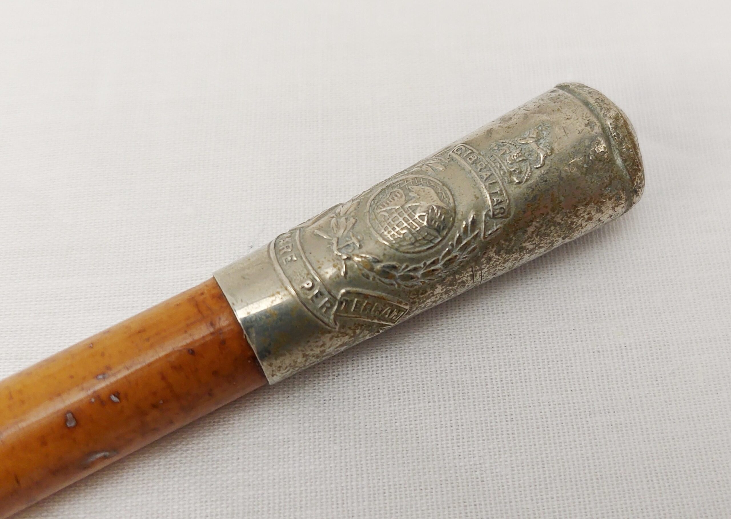 cWW2 Silver Tipped Royal Marines Swagger Stick - Image 7