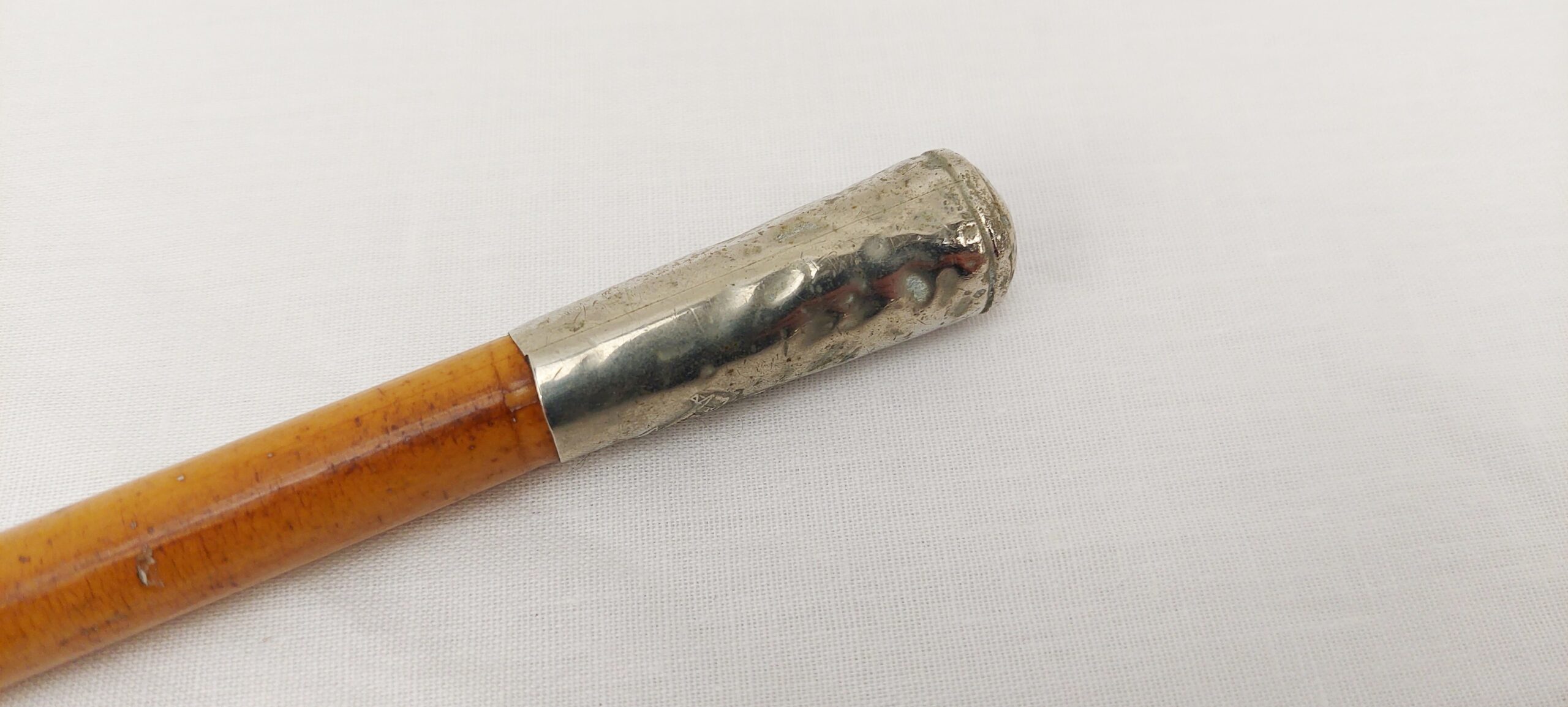 cWW2 Silver Tipped Royal Marines Swagger Stick - Image 6