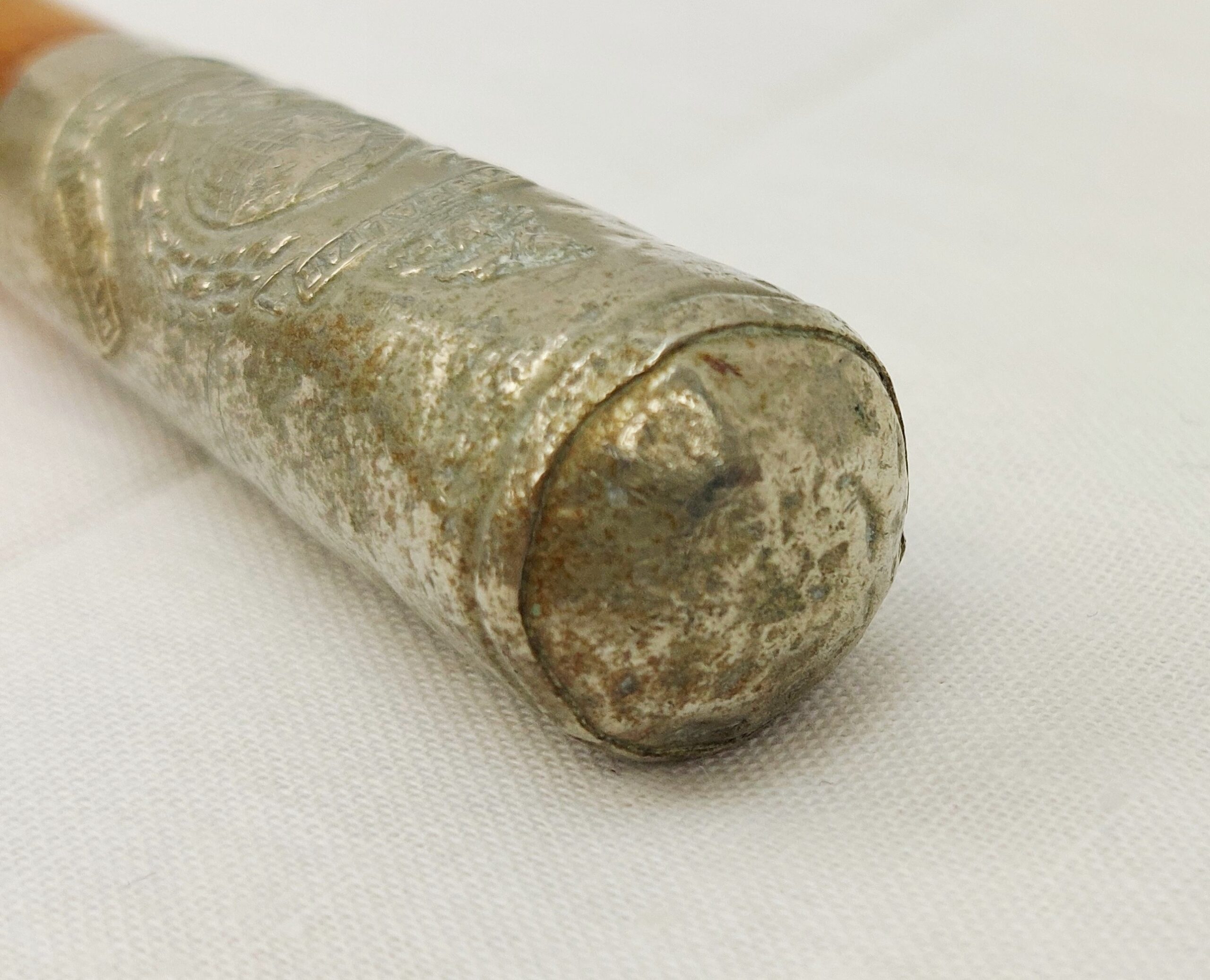 cWW2 Silver Tipped Royal Marines Swagger Stick - Image 3