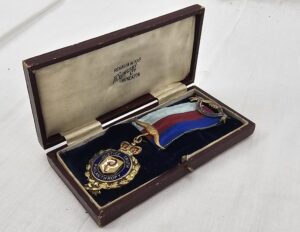 1924 Cased Gilt Sterling Silver RAOB Buffaloes Medal