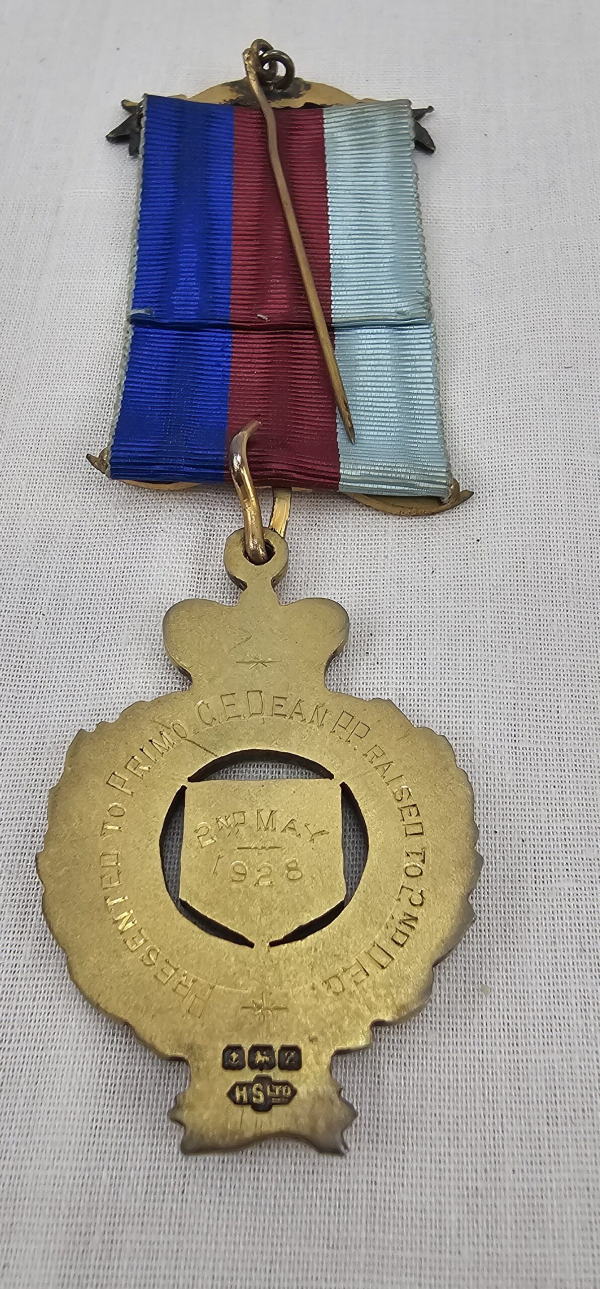 1924 Cased Gilt Sterling Silver RAOB Buffaloes Medal - Image 5