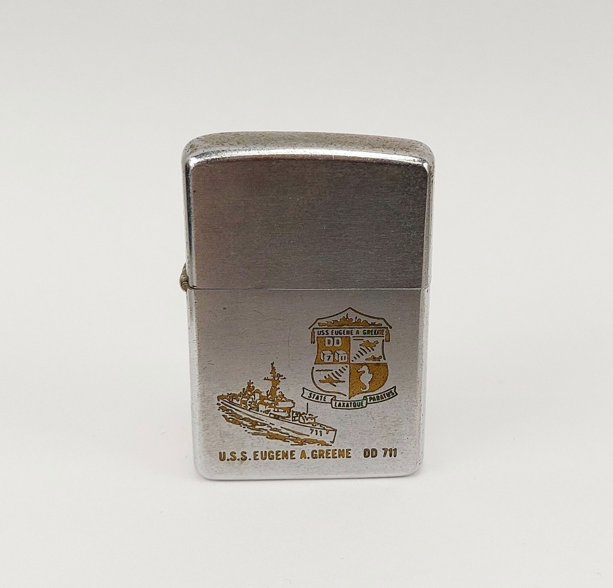 1969 USS Eugene A Greene DD 711 Zippo Lighter