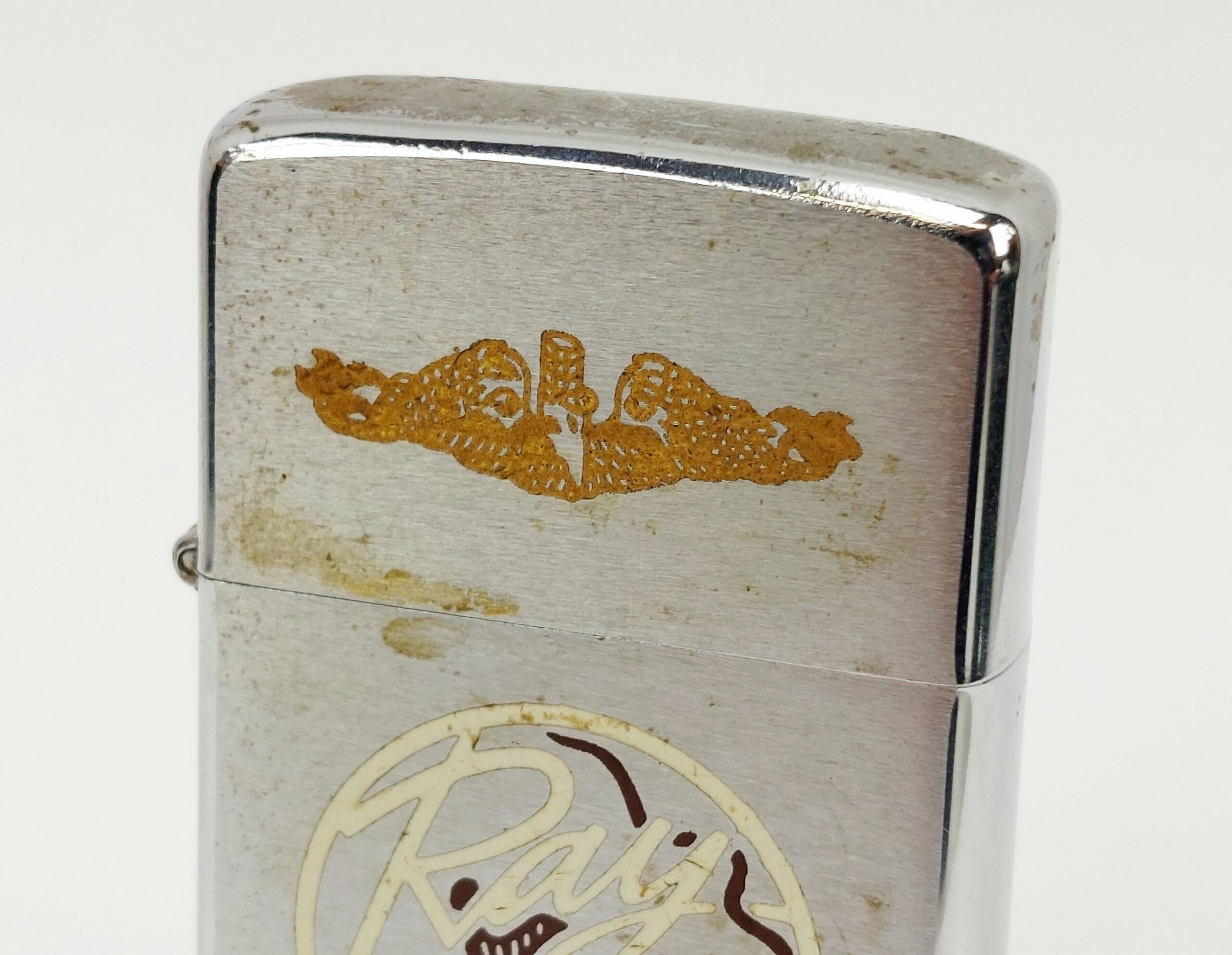 1981 USS Ray Sin 653 Zippo Lighter - Image 6