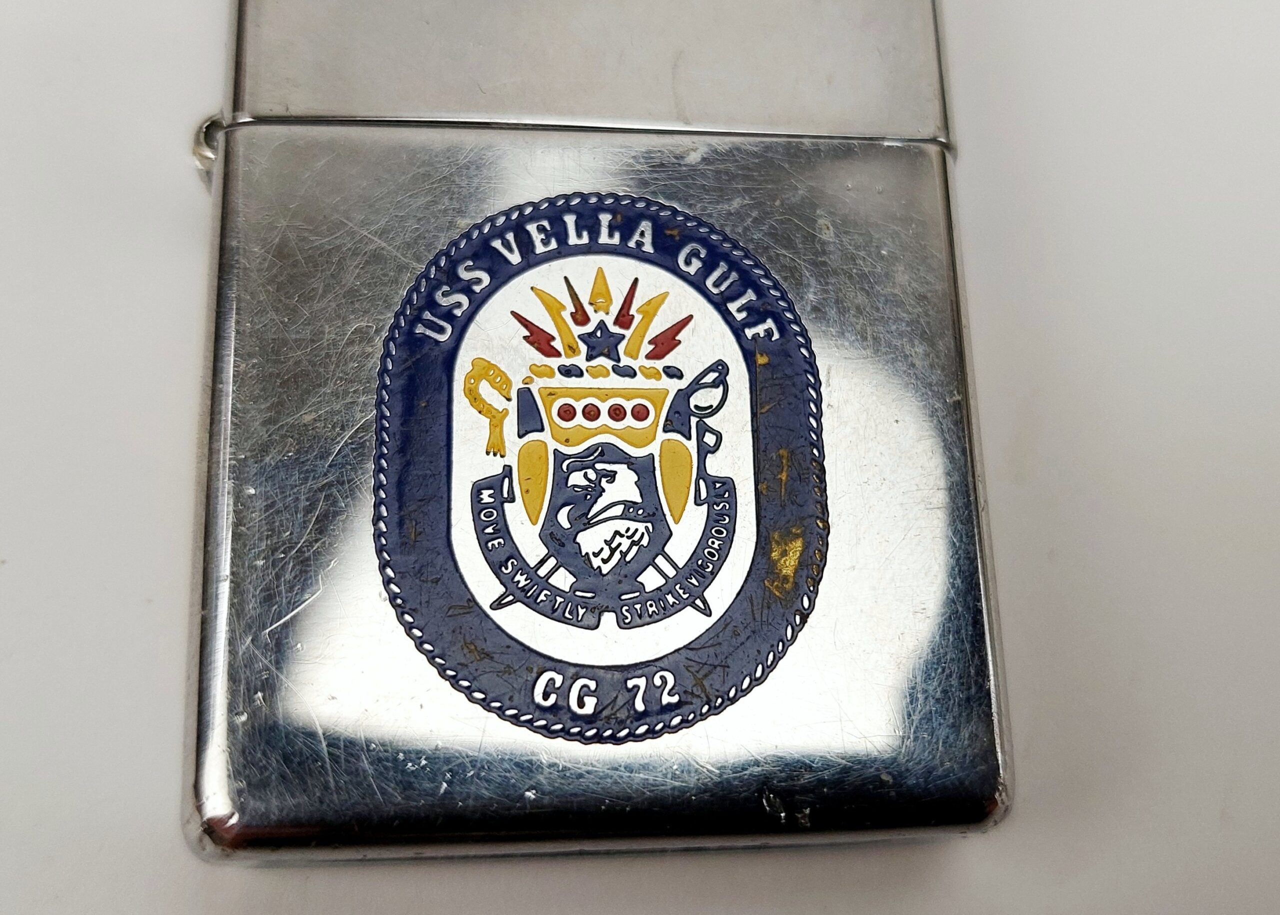 2002 USS Vella Gulf CG 72 Zippo Lighter - Image 4