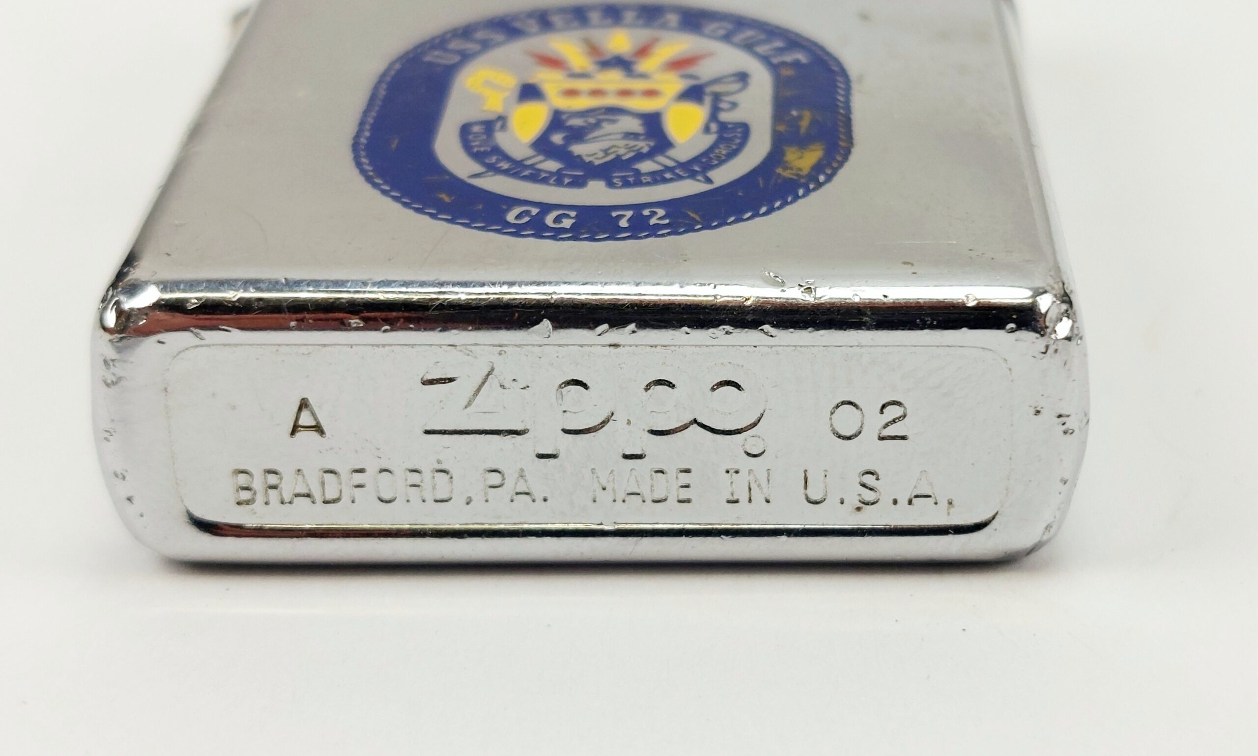 2002 USS Vella Gulf CG 72 Zippo Lighter - Image 3