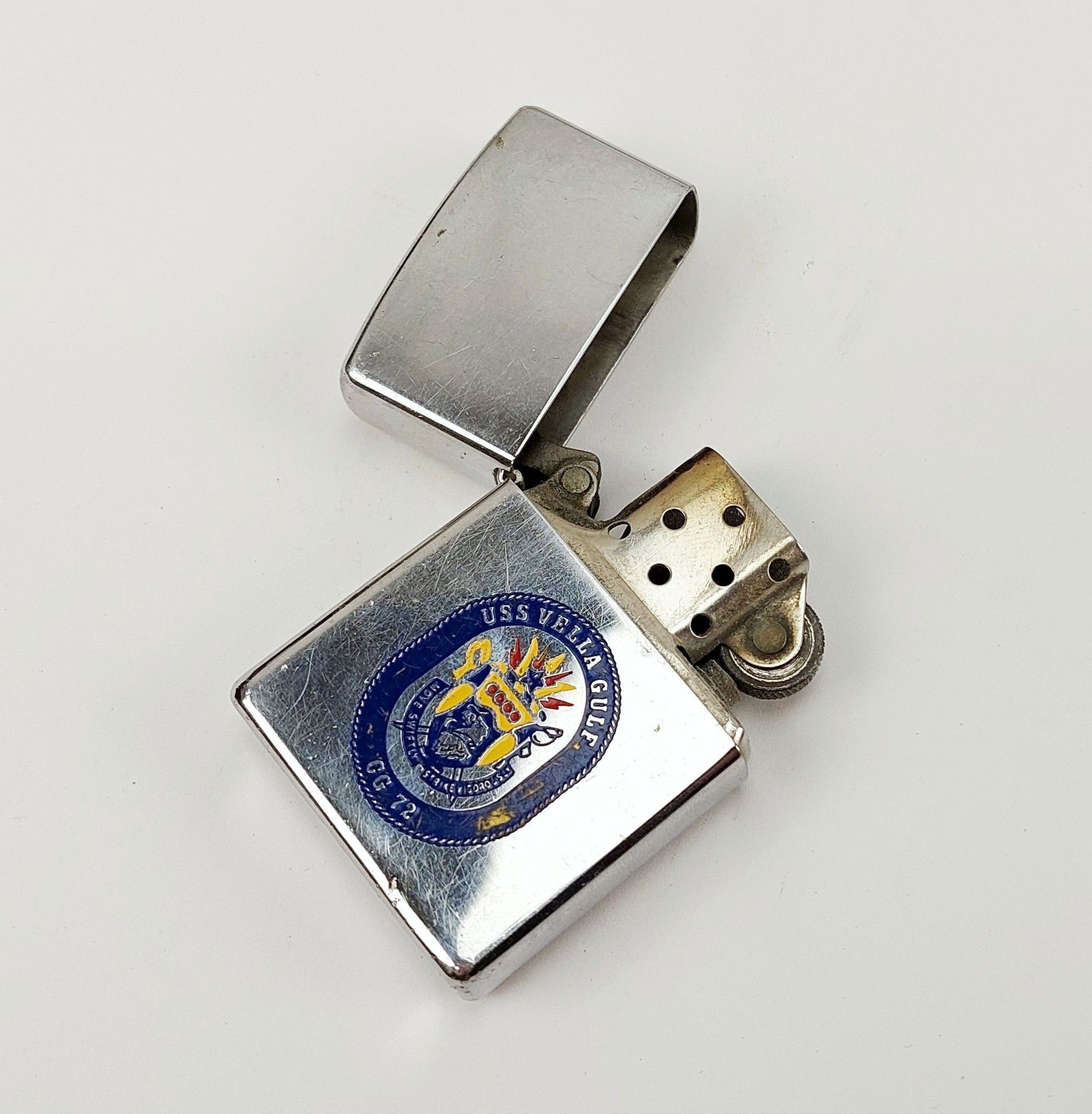 2002 USS Vella Gulf CG 72 Zippo Lighter