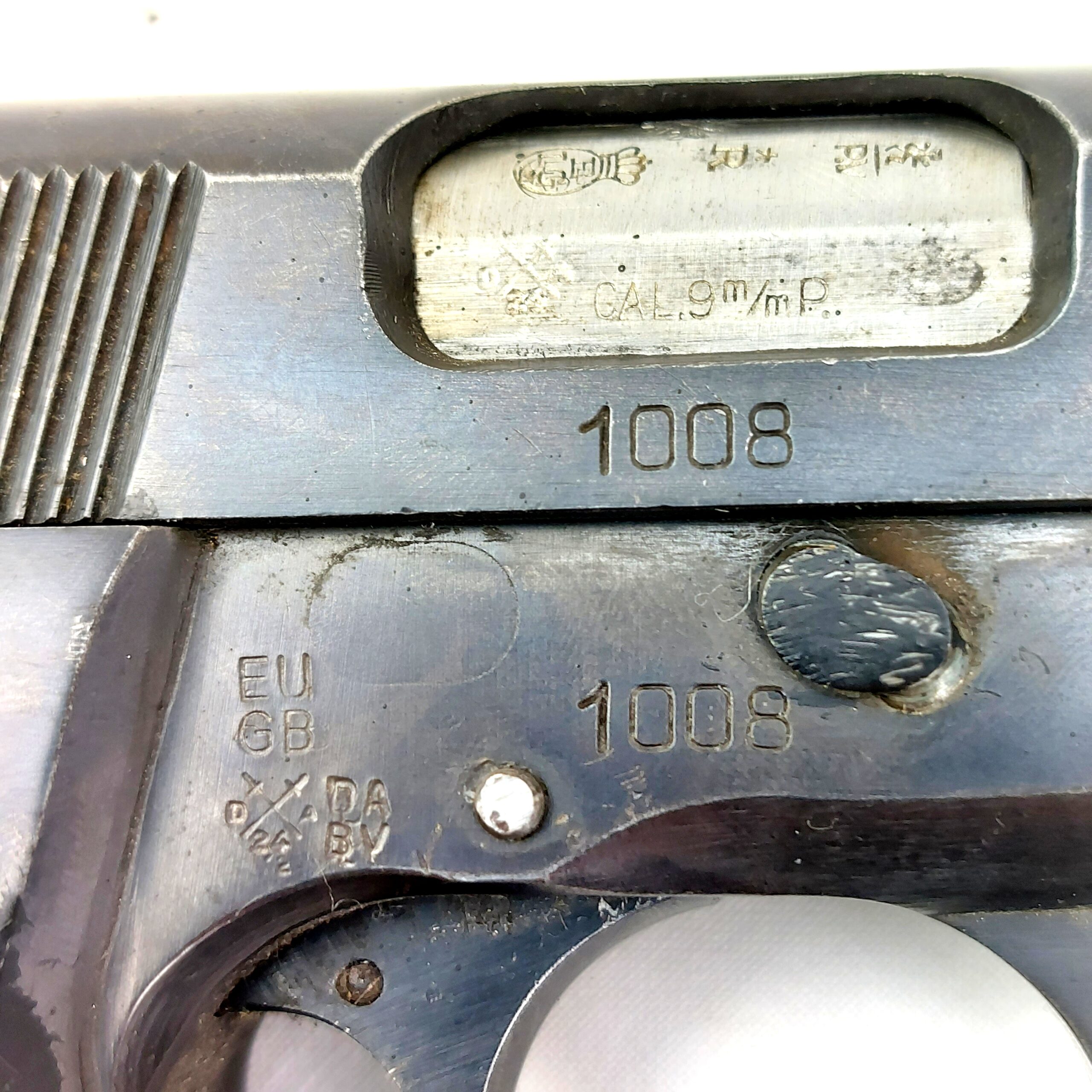 Austria-Belgium, c1955, Browning Hi Power (BHP) 9mm Pistol, Made by Fabrique National (FN) D'Armes de Guerre, Austrian Gendarmerie LGK (Police Issue), Deactivated - Image 10
