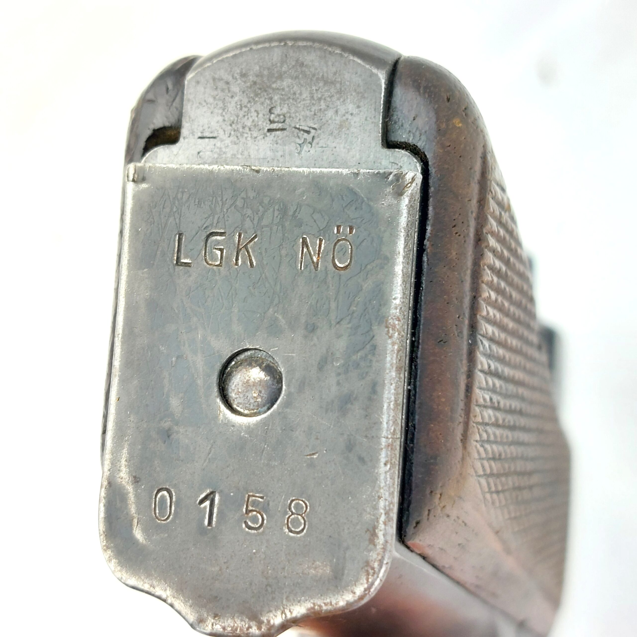 Austria-Belgium, c1955, Browning Hi Power (BHP) 9mm Pistol, Made by Fabrique National (FN) D'Armes de Guerre, Austrian Gendarmerie LGK (Police Issue), Deactivated - Image 13