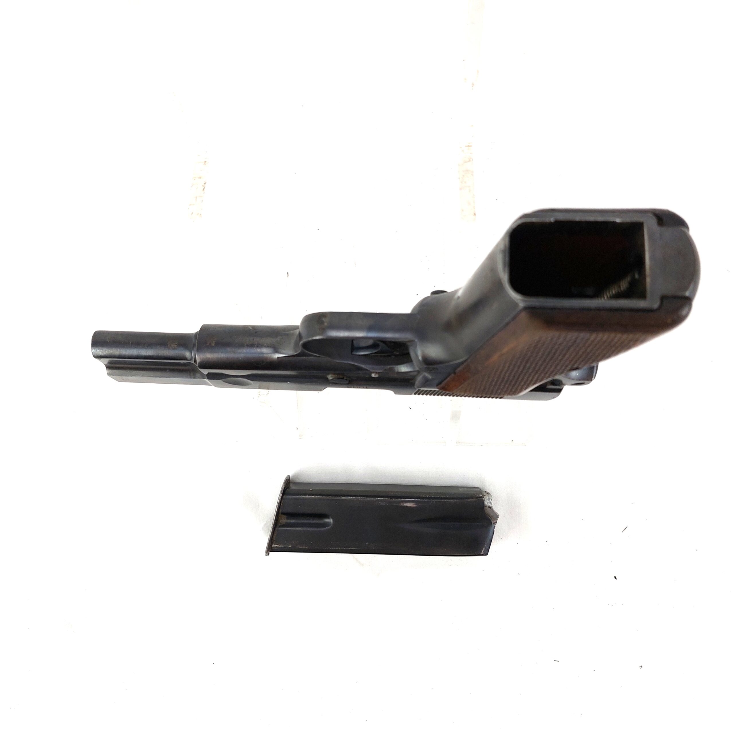 Austria-Belgium, c1955, Browning Hi Power (BHP) 9mm Pistol, Made by Fabrique National (FN) D'Armes de Guerre, Austrian Gendarmerie LGK (Police Issue), Deactivated - Image 7