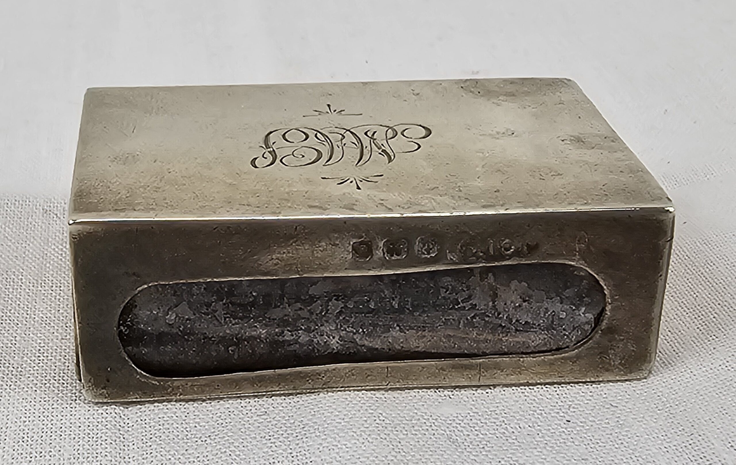 Birmingham 1909 Sterling Silver Matchbox Cover - Image 4