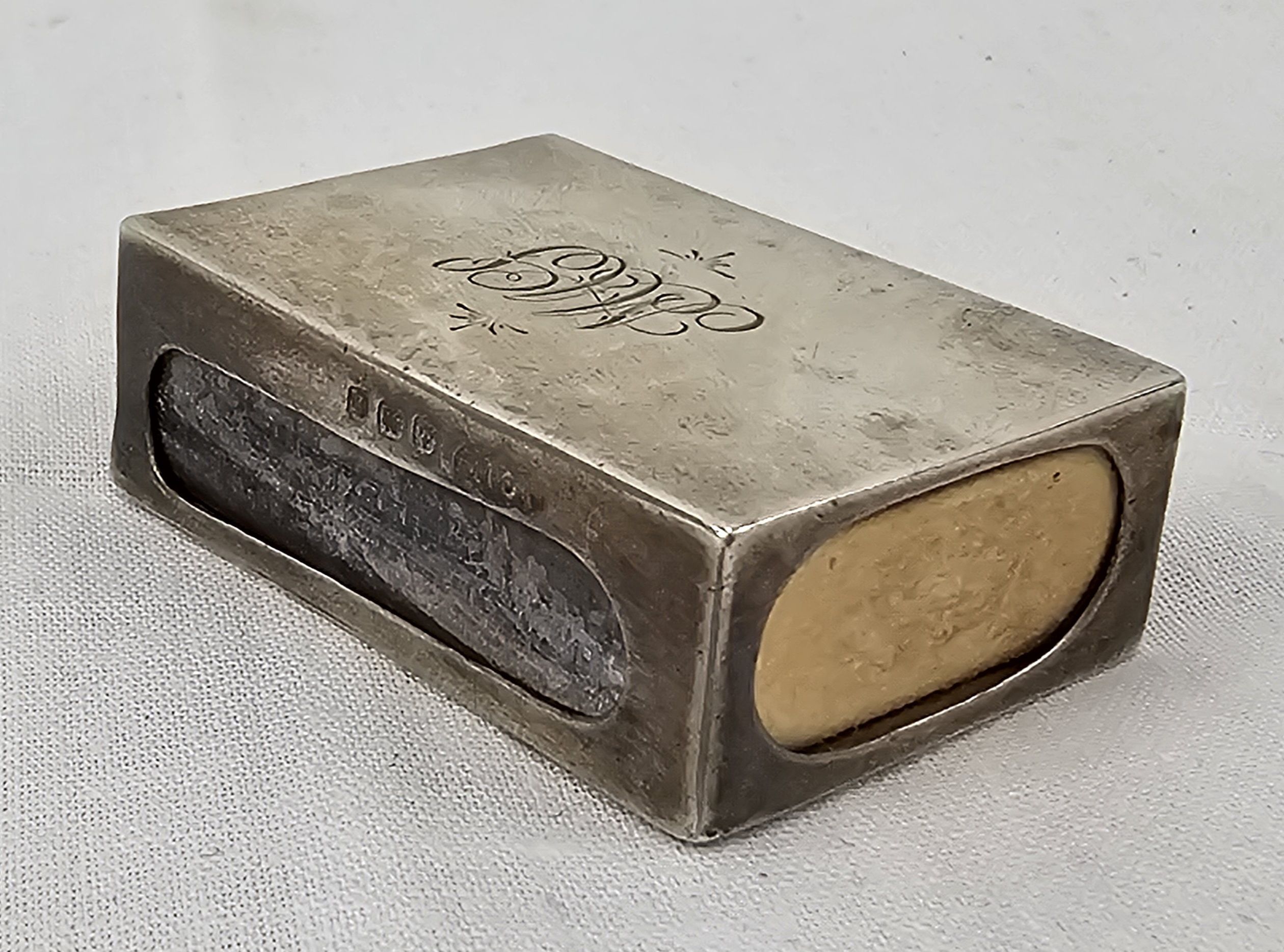 Birmingham 1909 Sterling Silver Matchbox Cover - Image 3