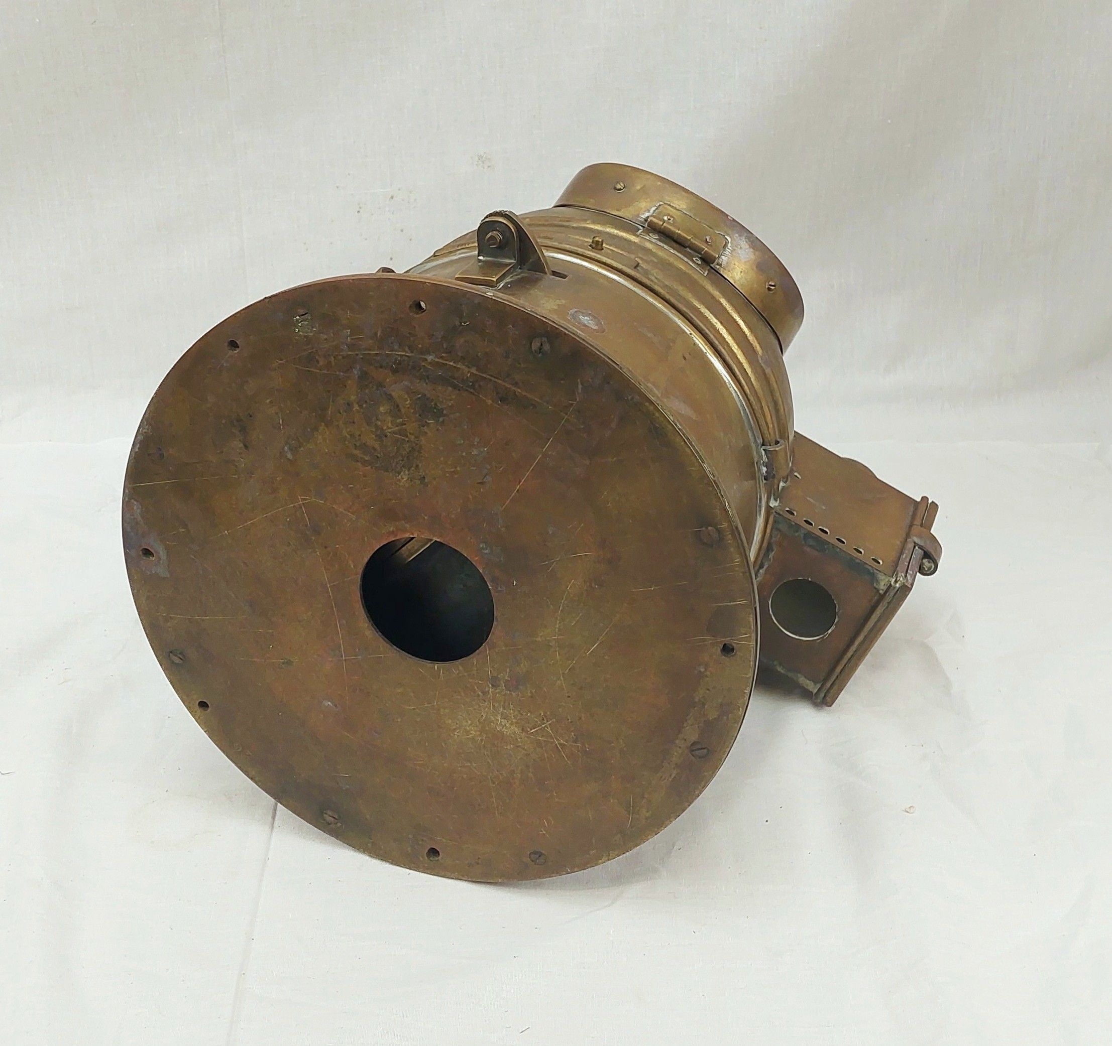 WW2 Brass Royal Navy Pattern 183 Binnacle Boat Compass - Image 5