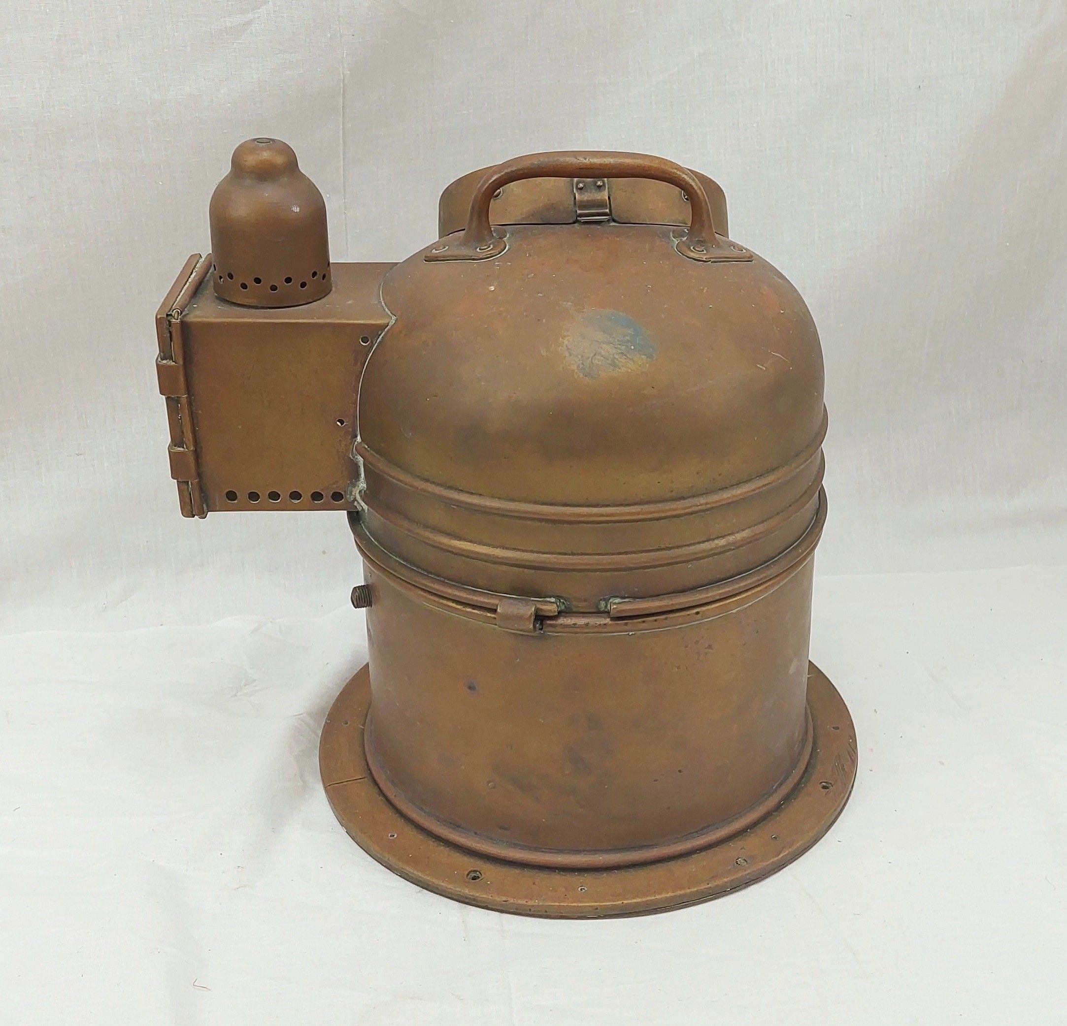 WW2 Brass Royal Navy Pattern 183 Binnacle Boat Compass - Image 3