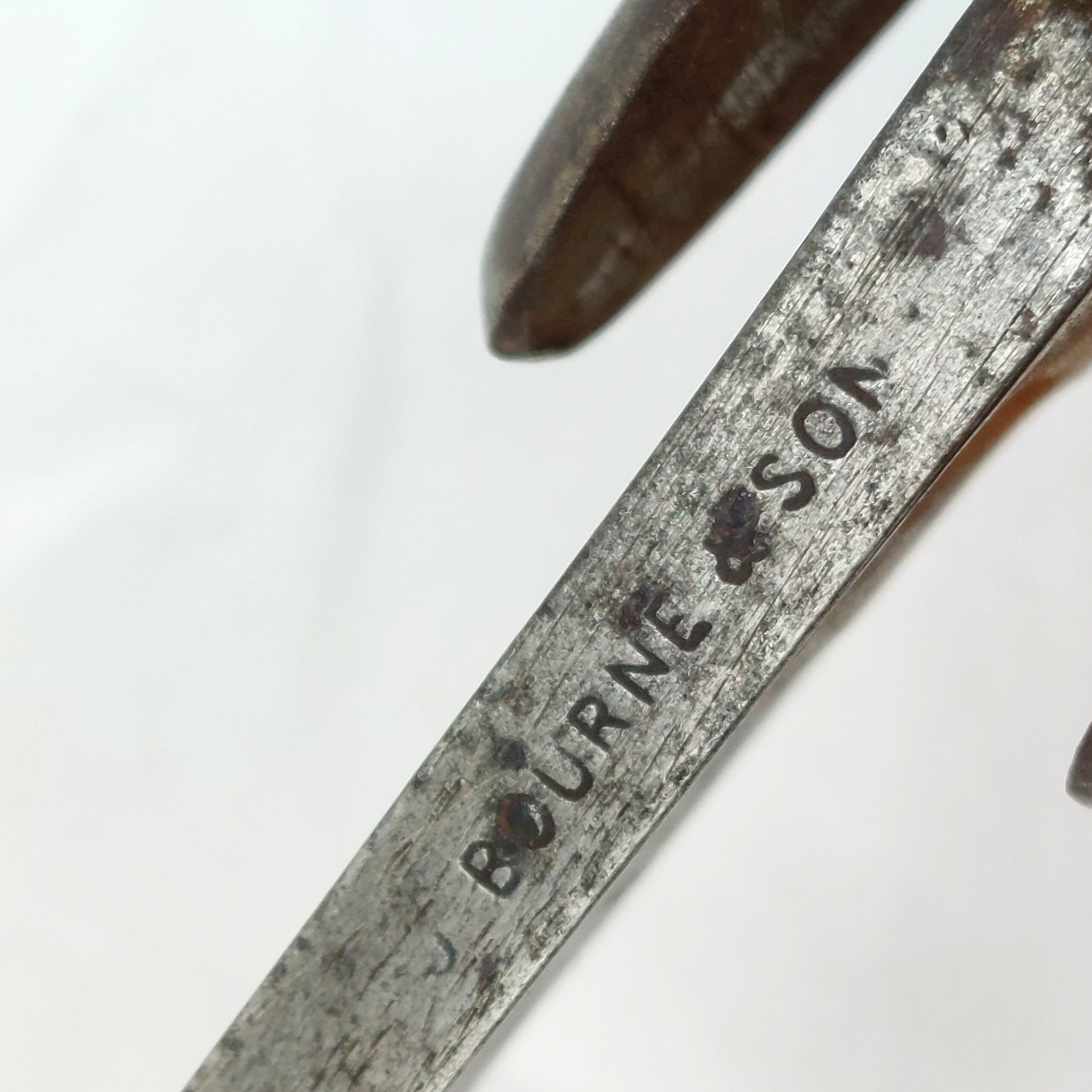 British, 1796 Pattern Light Cavalry Troopers Sword and Scabbard, By J. Bourne and Son, with Regimental Markings, likely made for Indian Cavalry - Image 10