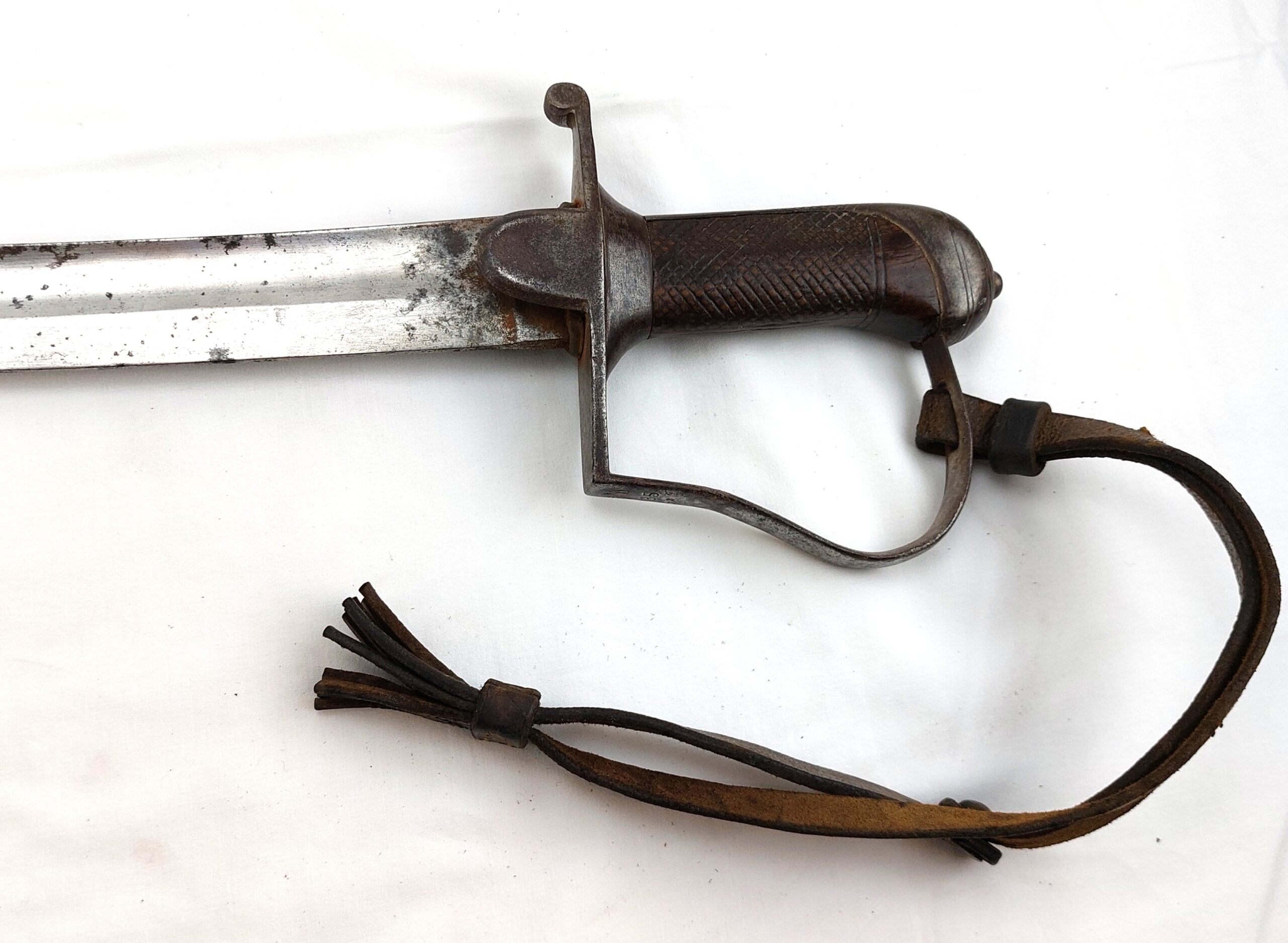 British, 1796 Pattern Light Cavalry Troopers Sword and Scabbard, By J. Bourne and Son, with Regimental Markings, likely made for Indian Cavalry - Image 15