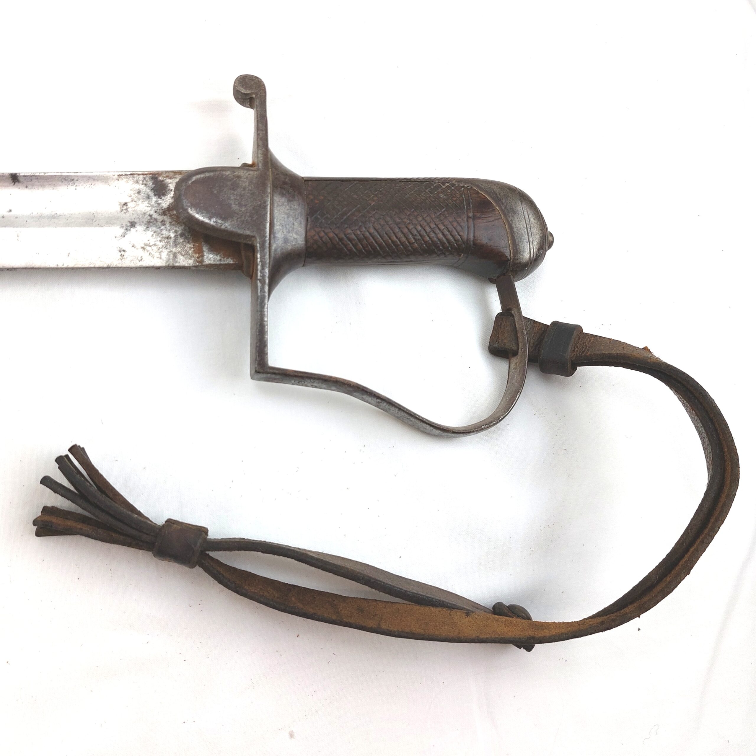 British, 1796 Pattern Light Cavalry Troopers Sword and Scabbard, By J. Bourne and Son, with Regimental Markings, likely made for Indian Cavalry - Image 16