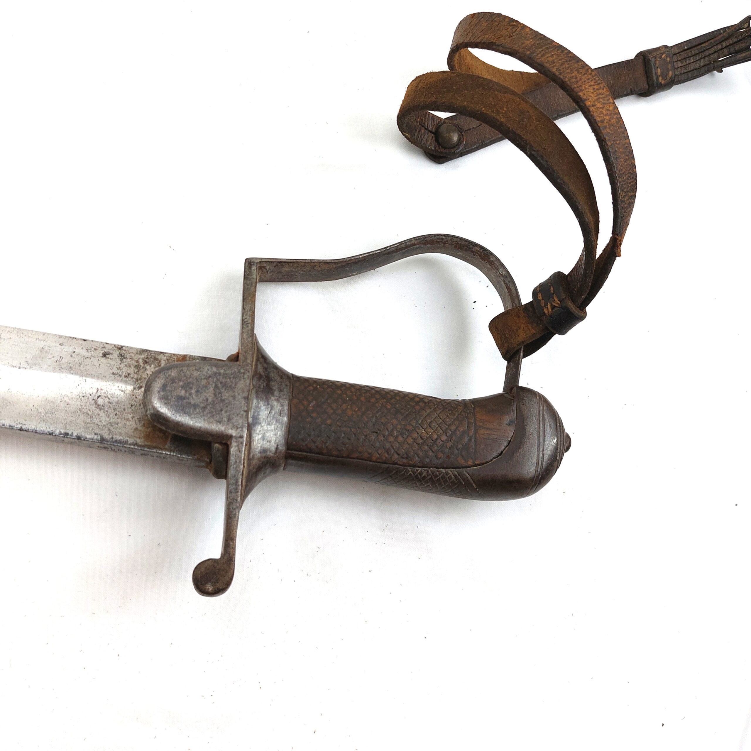 British, 1796 Pattern Light Cavalry Troopers Sword and Scabbard, By J. Bourne and Son, with Regimental Markings, likely made for Indian Cavalry - Image 18