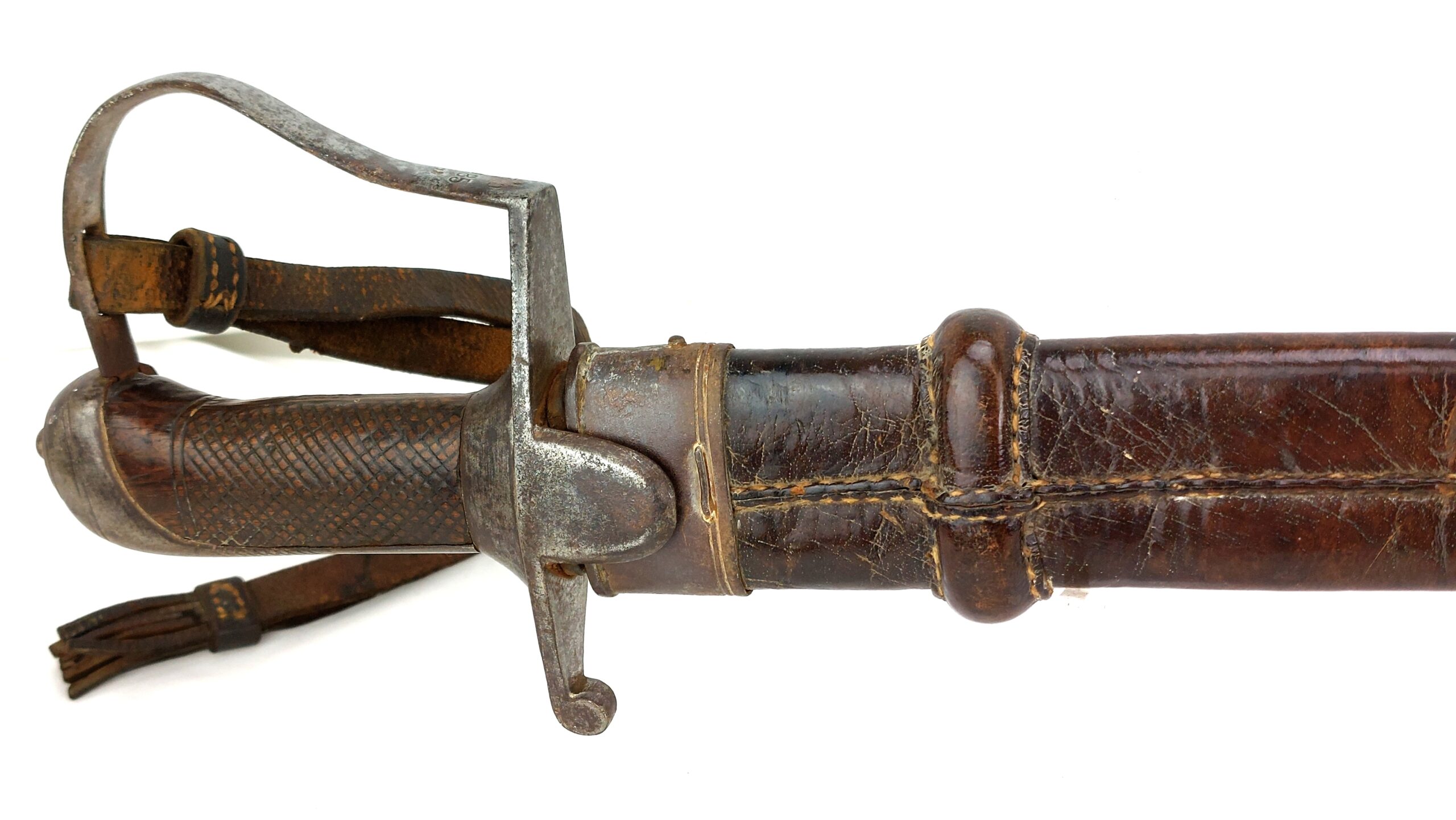 British, 1796 Pattern Light Cavalry Troopers Sword and Scabbard, By J. Bourne and Son, with Regimental Markings, likely made for Indian Cavalry - Image 41
