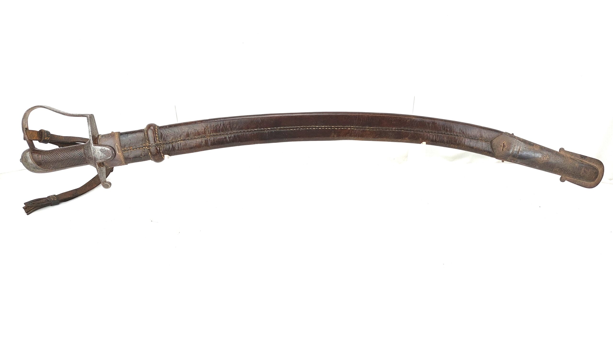 British, 1796 Pattern Light Cavalry Troopers Sword and Scabbard, By J. Bourne and Son, with Regimental Markings, likely made for Indian Cavalry - Image 42
