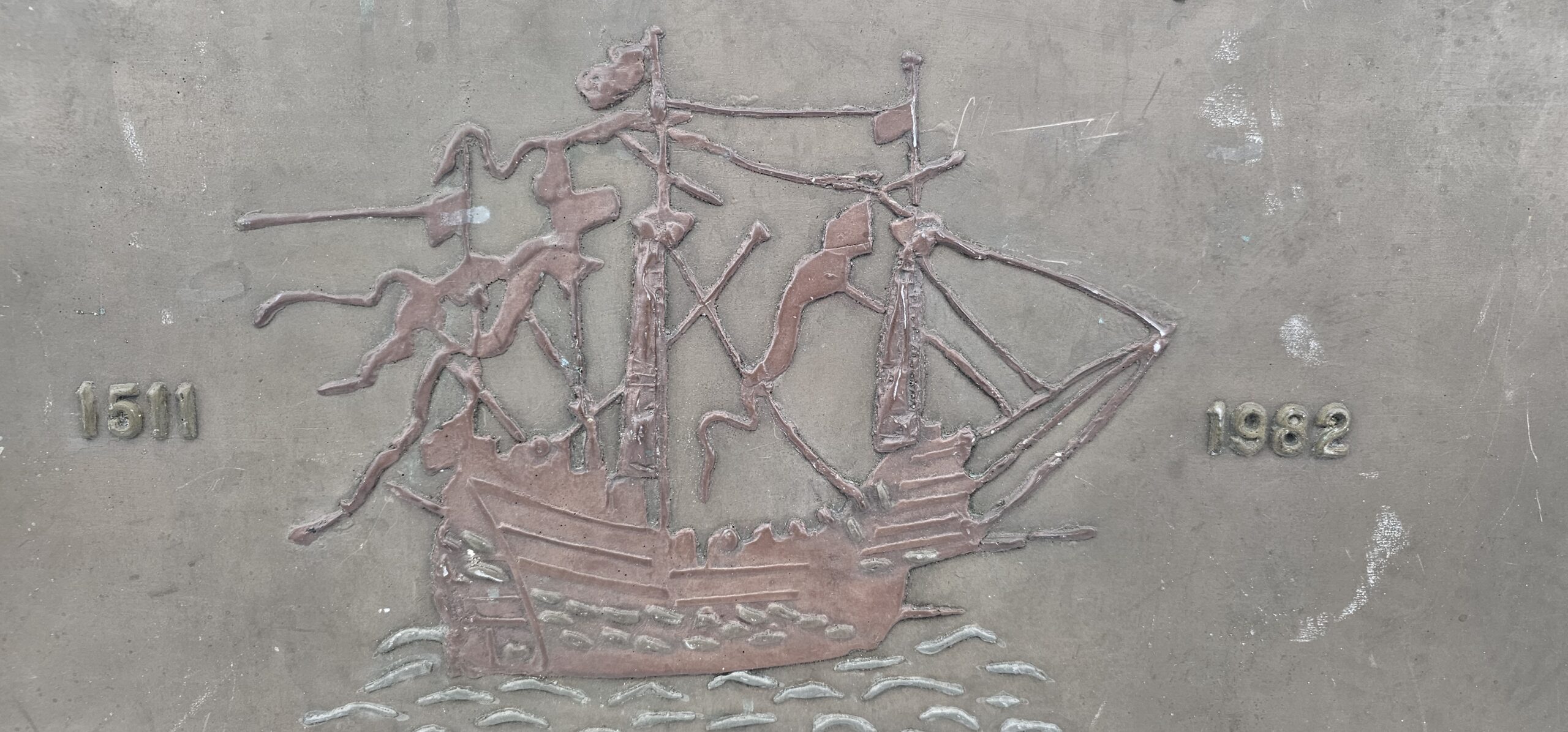 Carved Wood Henry VIII Mary Rose Wooden Plaque - Image 10