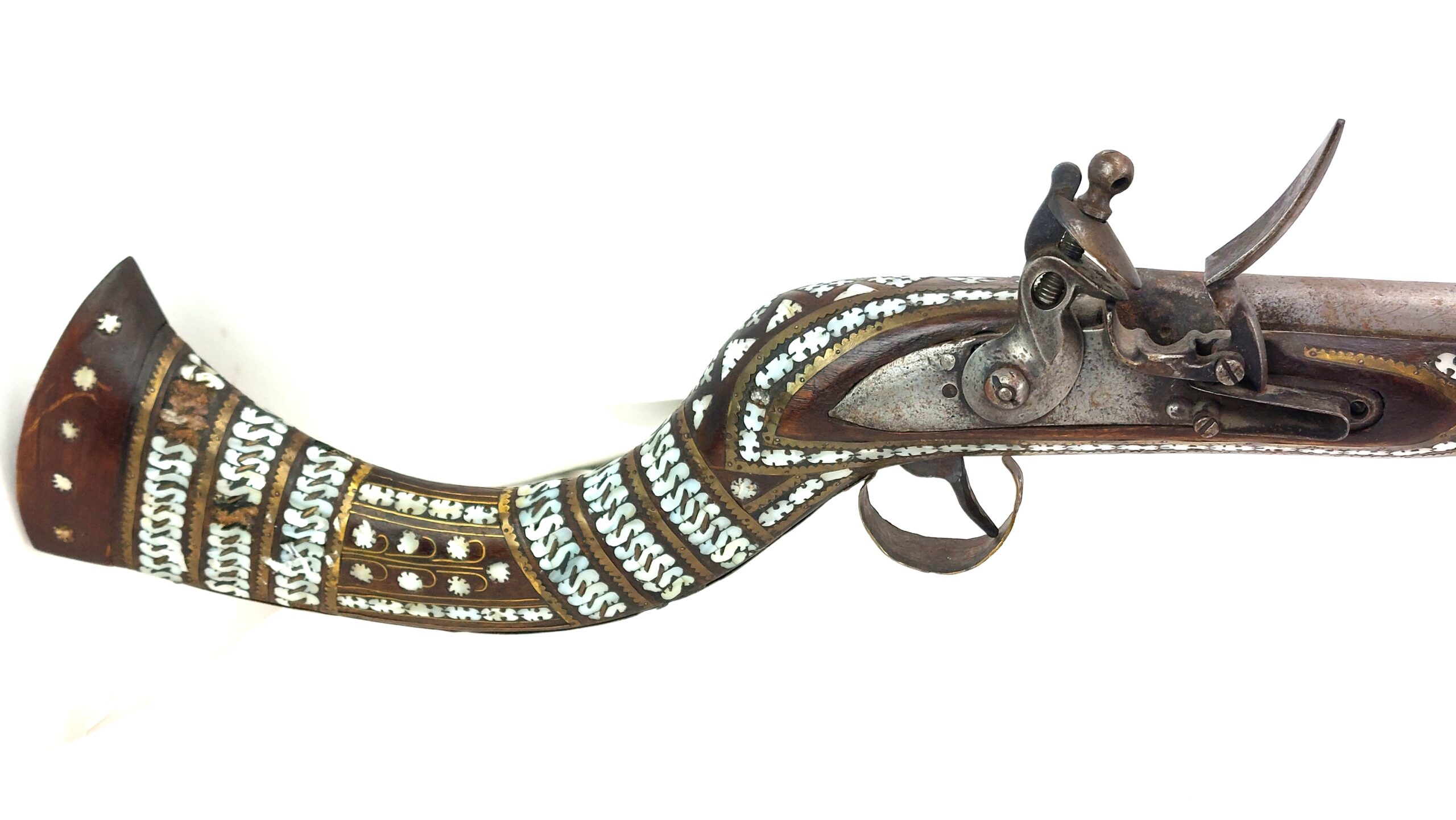 Indian, Beautiful 19th Century Flintlock Jezail Musket, Obsolete Calibre - Image 2