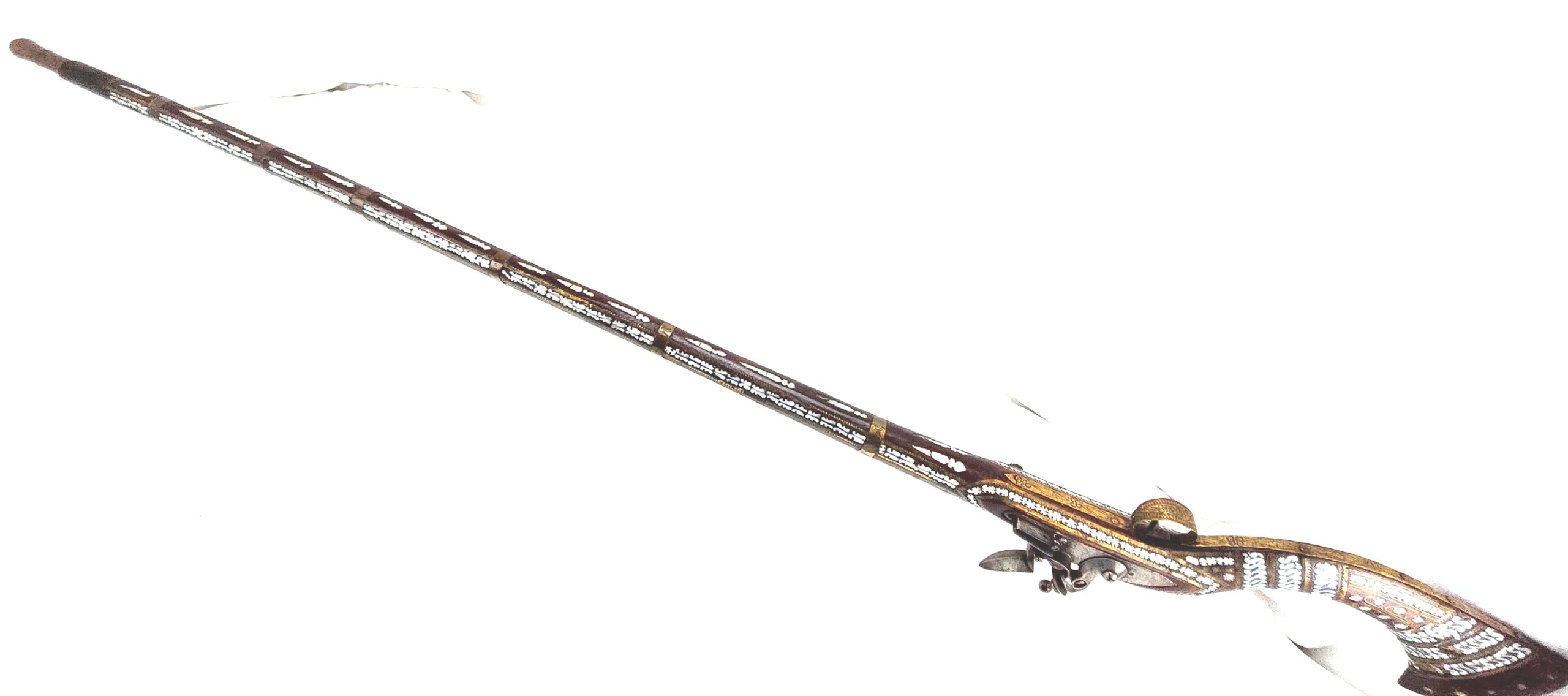 Indian, Beautiful 19th Century Flintlock Jezail Musket, Obsolete Calibre - Image 16