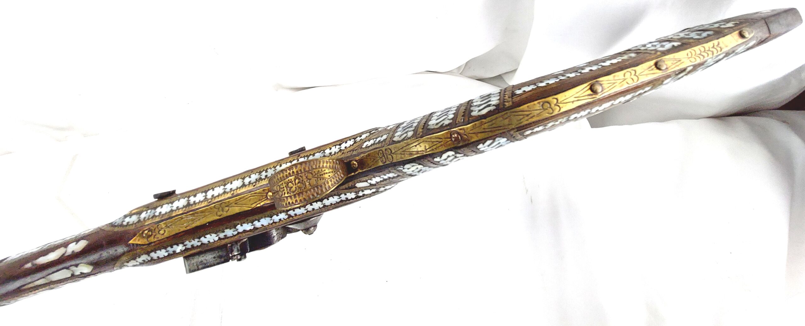 Indian, Beautiful 19th Century Flintlock Jezail Musket, Obsolete Calibre - Image 17