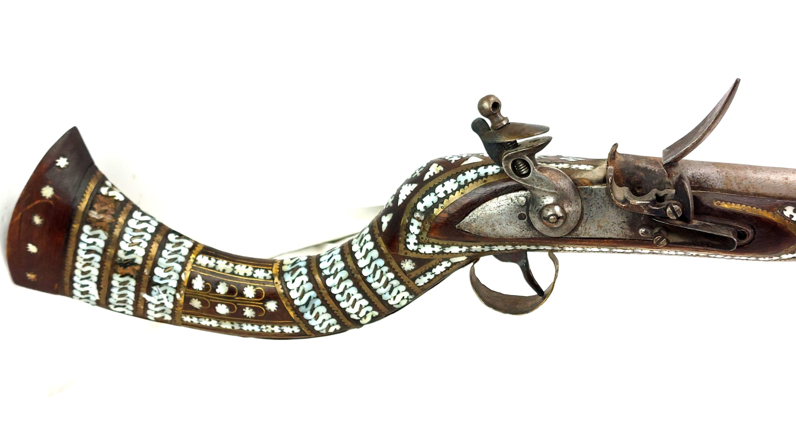 Indian, Beautiful 19th Century Flintlock Jezail Musket, Obsolete Calibre - Image 3