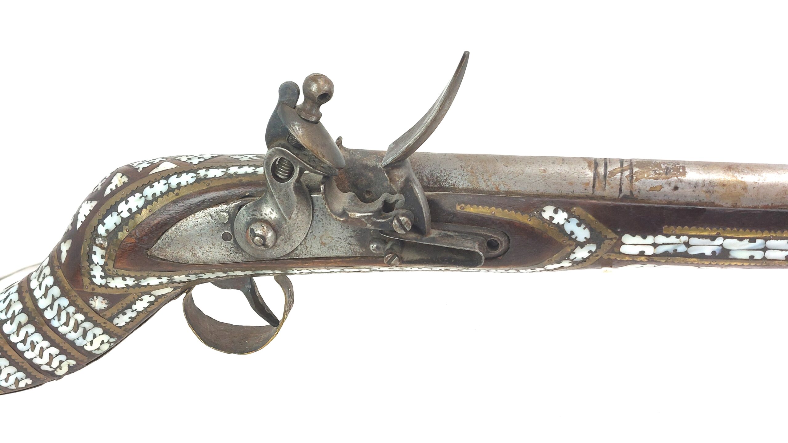 Indian, Beautiful 19th Century Flintlock Jezail Musket, Obsolete Calibre - Image 5