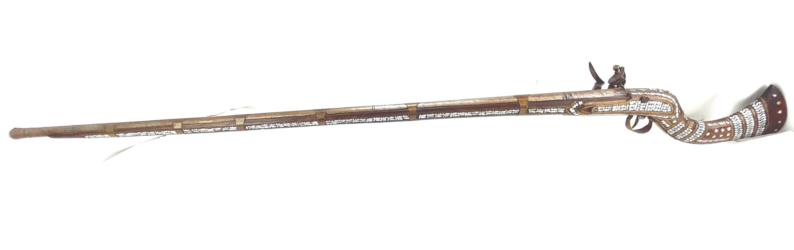 Indian, Beautiful 19th Century Flintlock Jezail Musket, Obsolete Calibre - Image 9