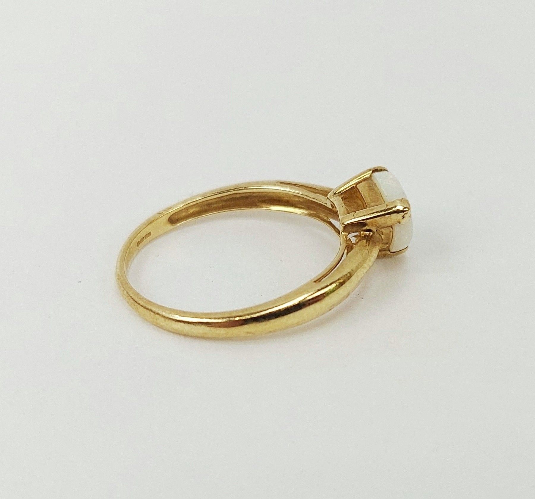 9ct Gold Opal Ring UK Size N+, US 7 - Image 3