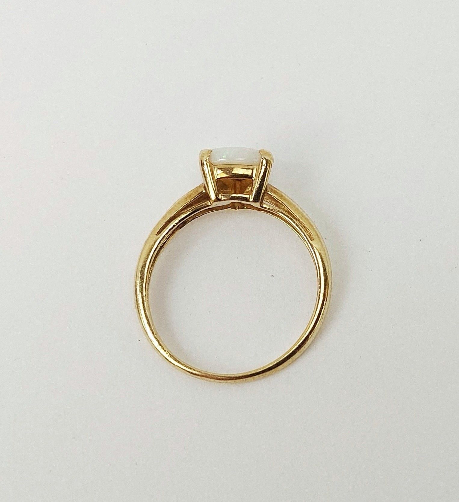 9ct Gold Opal Ring UK Size N+, US 7 - Image 5