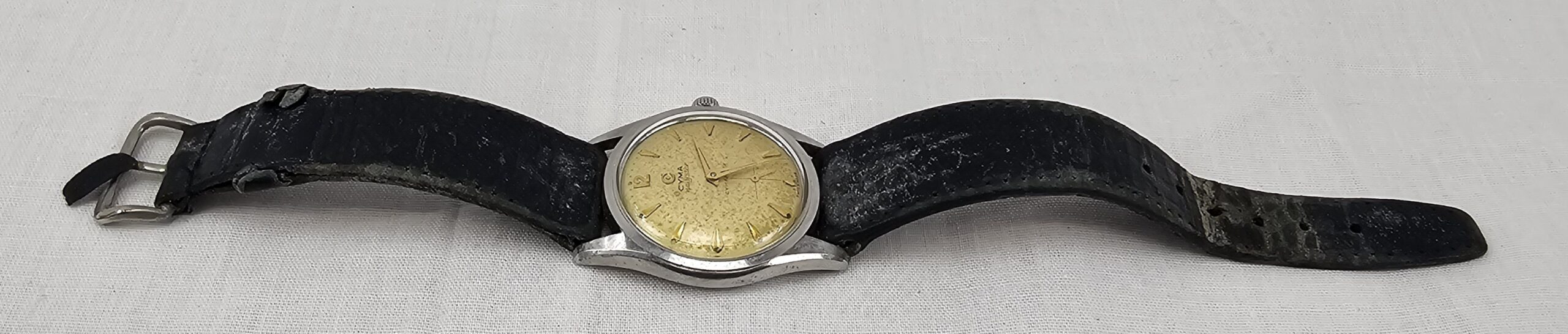 Mid 20th Century CYMA Navystar Gentlemans Stainless Steel Wristwatch - Image 6