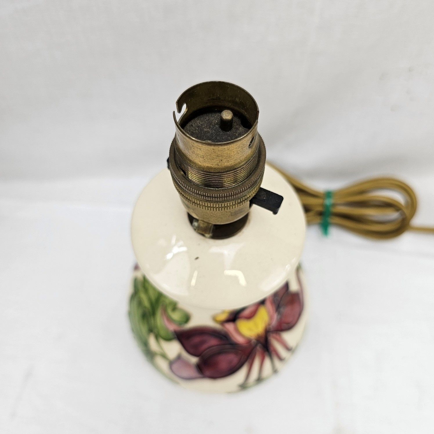 Moorcroft Fuchsia Pattern Table Lamp Base #1 - Image 2