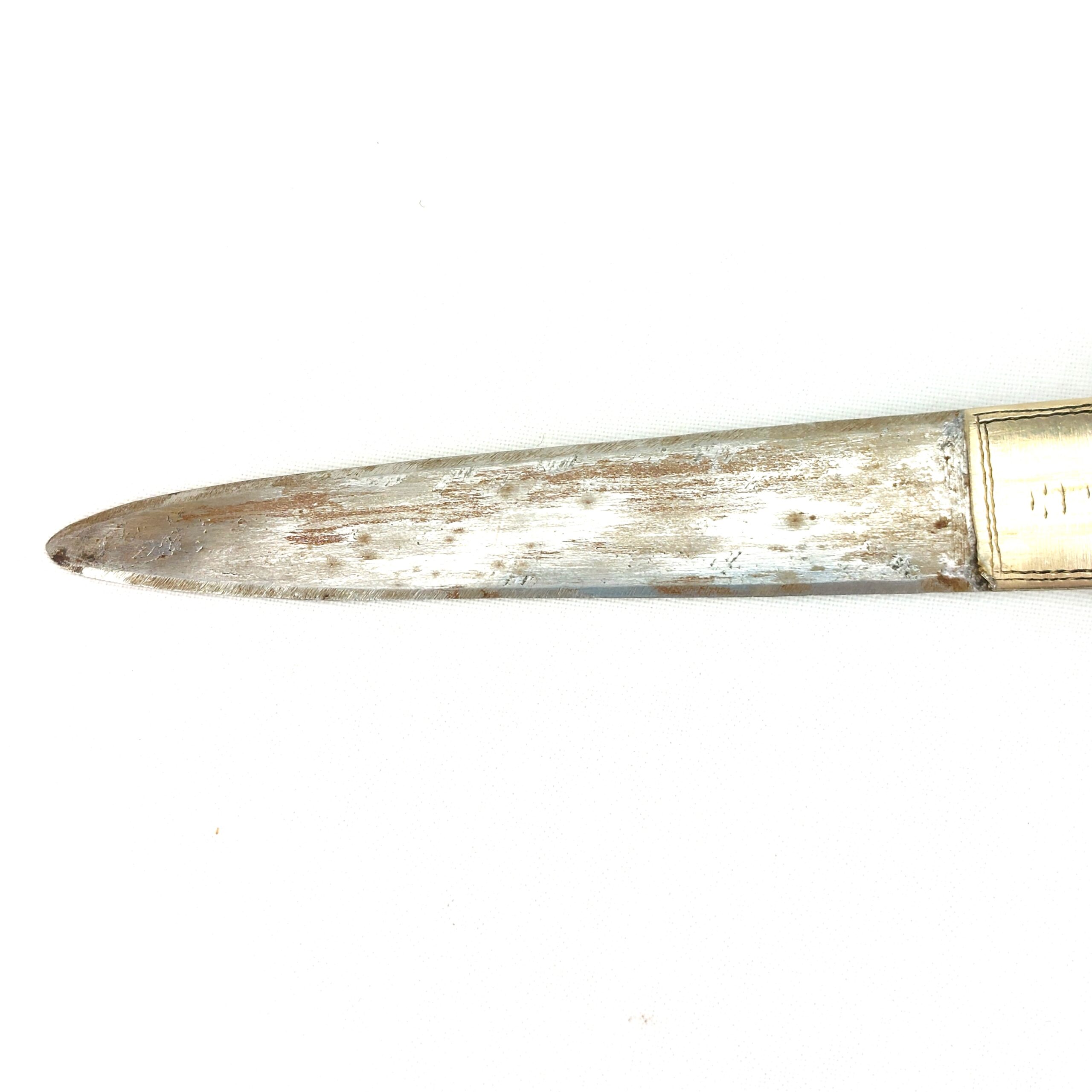 North Africa, Small Antique Tuareg Silver Dagger - Image 14