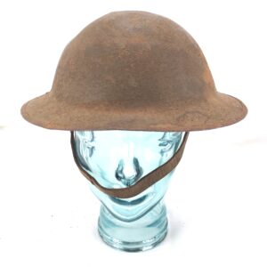 USA, WW1, 35th Division (139th Infantry Division) M1917 Brodie "Doughboy" Helmet, Made in USA, ZE42 Lot Number