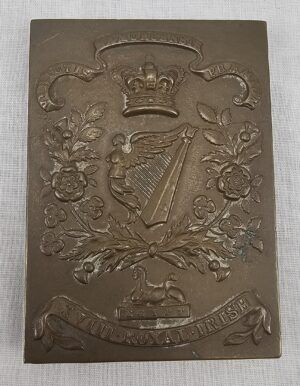 Victorian 18th Royal Irish Cross Belt Plate #2