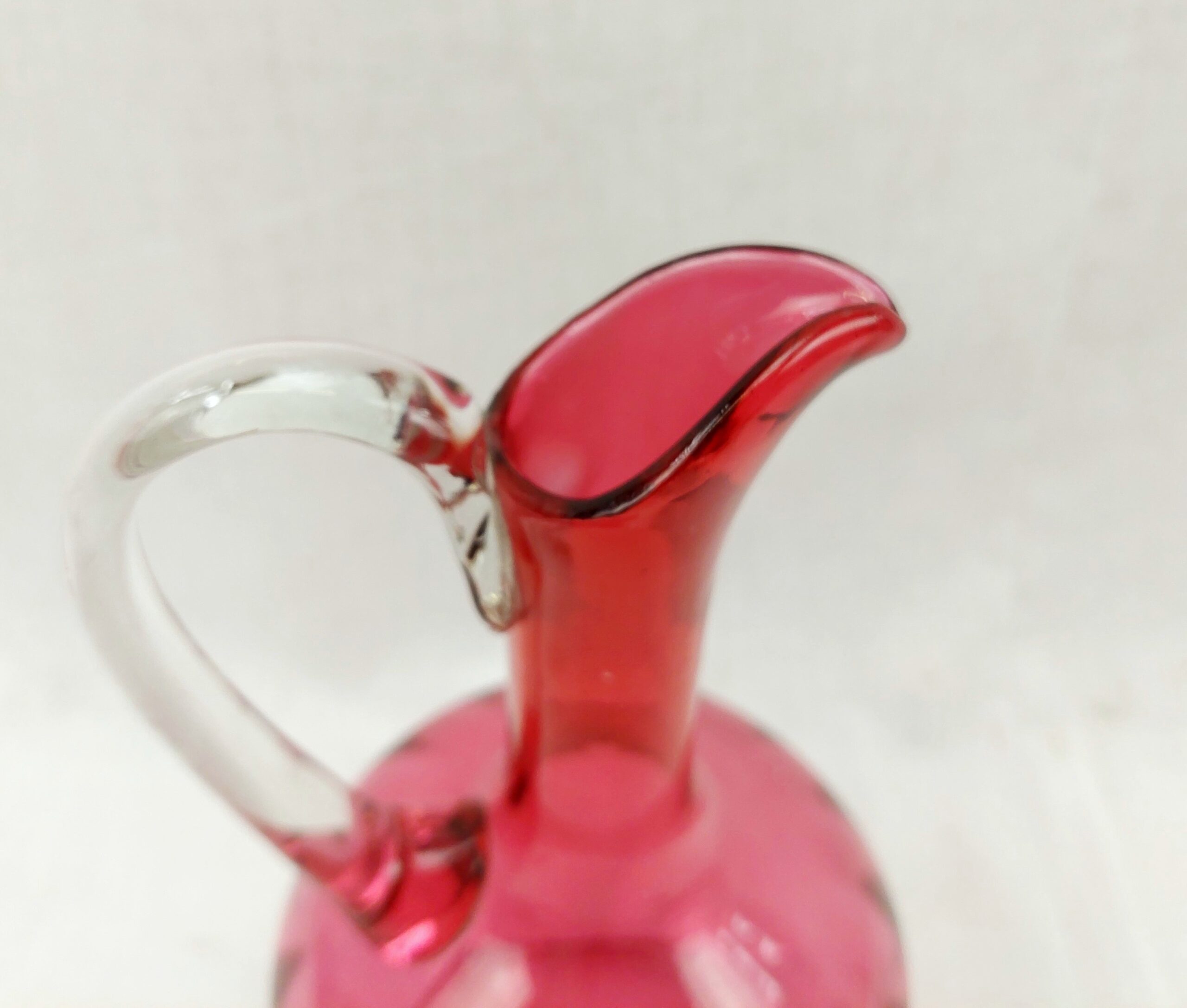 Victorian Cranberry Glass Decanter - Image 5