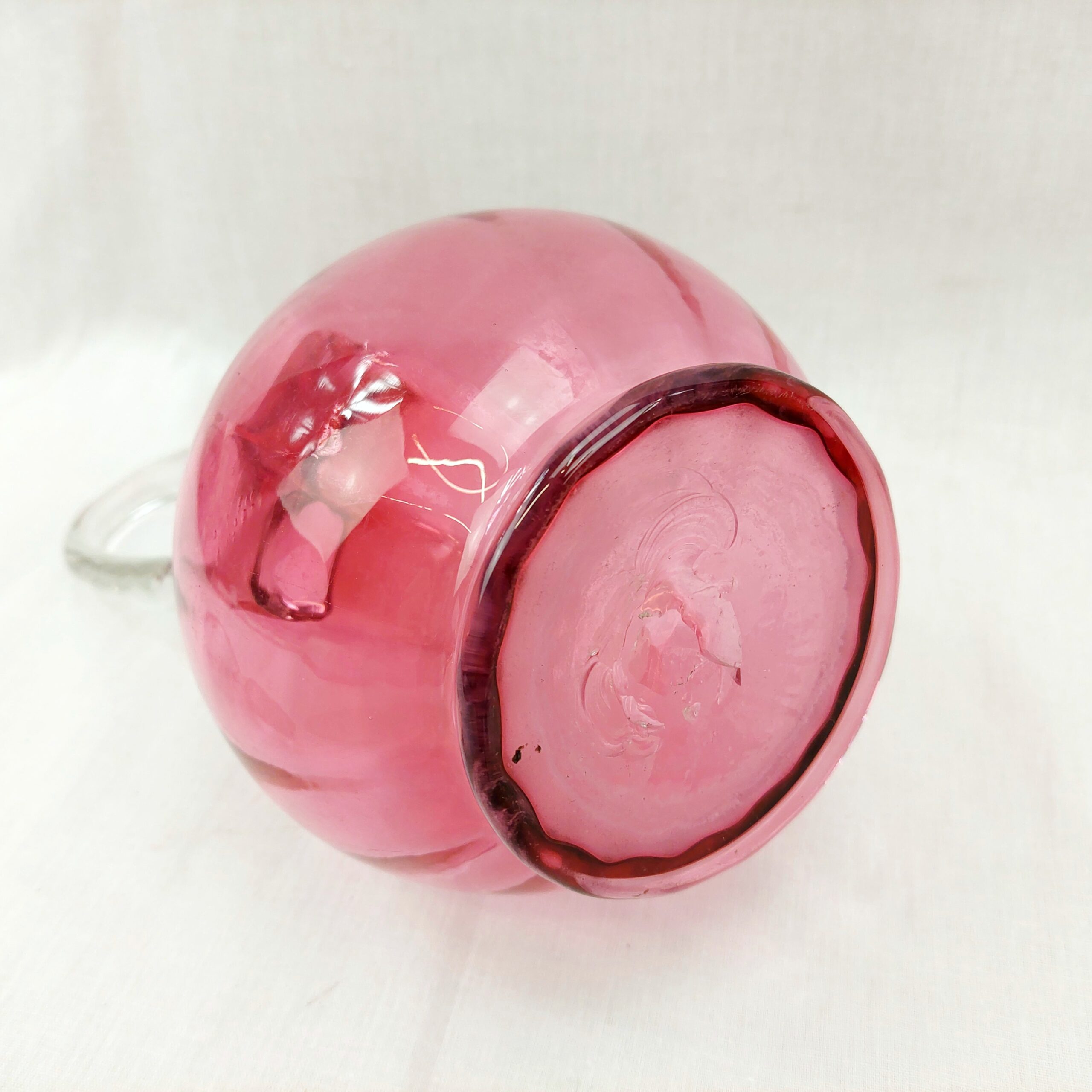 Victorian Cranberry Glass Decanter - Image 4