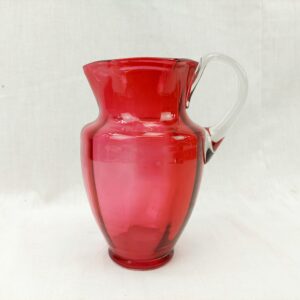Victorian Cranberry Glass Jug