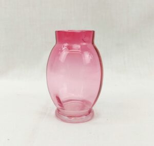 Victorian Cranberry Glass Small Bud Vase